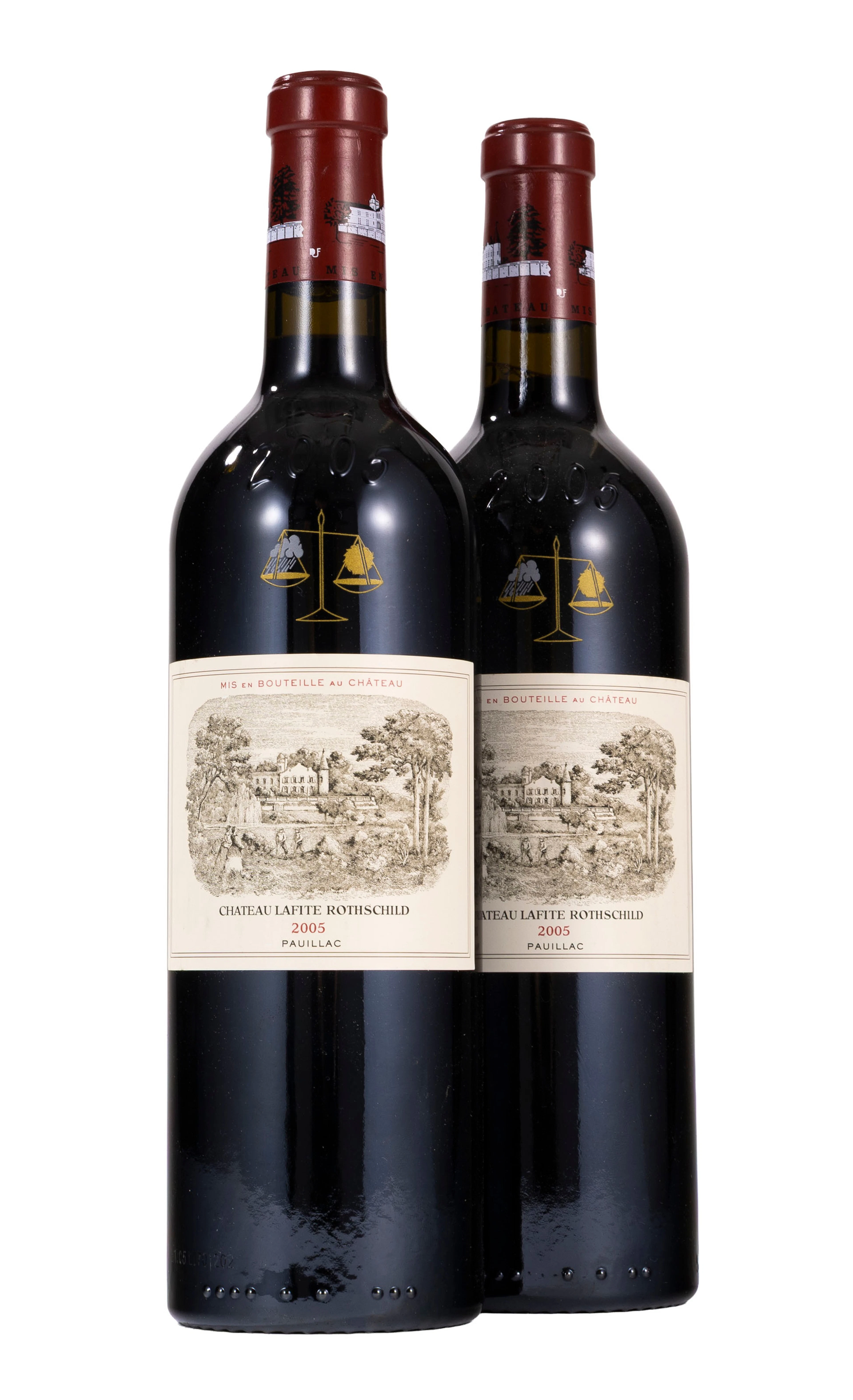 Ch. Lafite-Rothschild, 2005, Pauillac, 1er grand cru classé, 2 bts