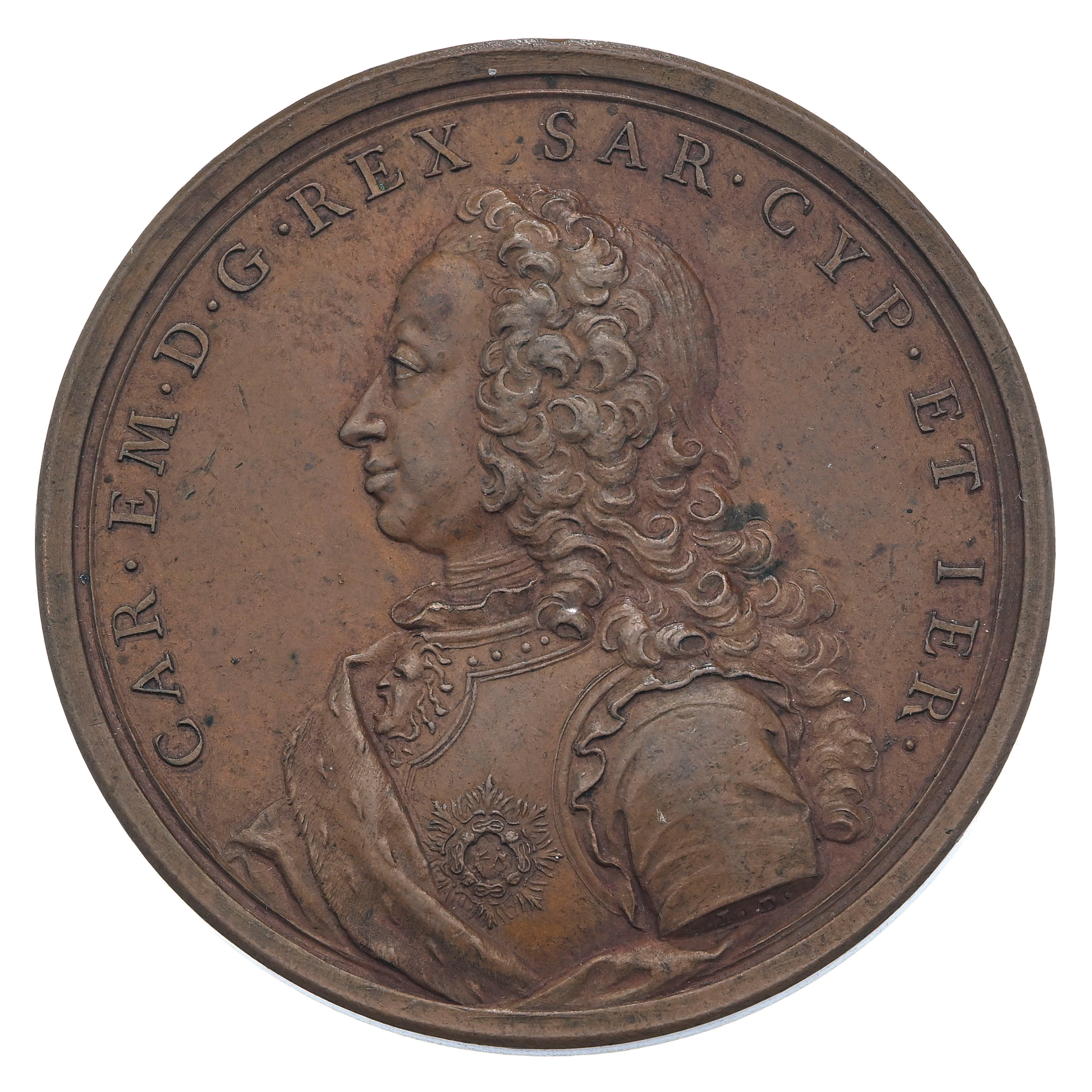 Royaume de Sardaigne, Charles-Emmanuel III (1730-1773), médaille commémorative
