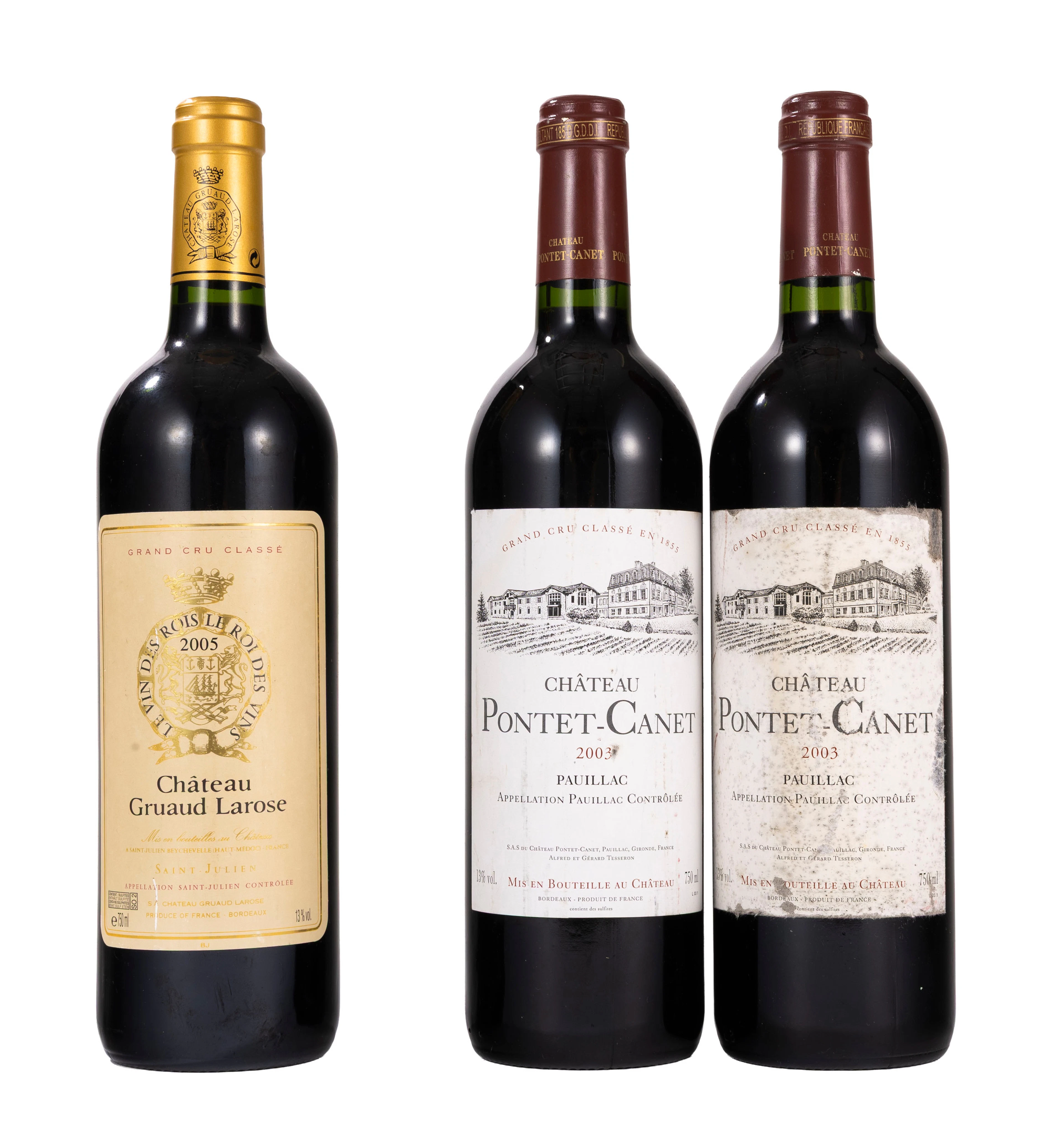 Ch. Pontet Canet, 2003, Pauillac, 5ème grand cru classé, 2 bts Ch.