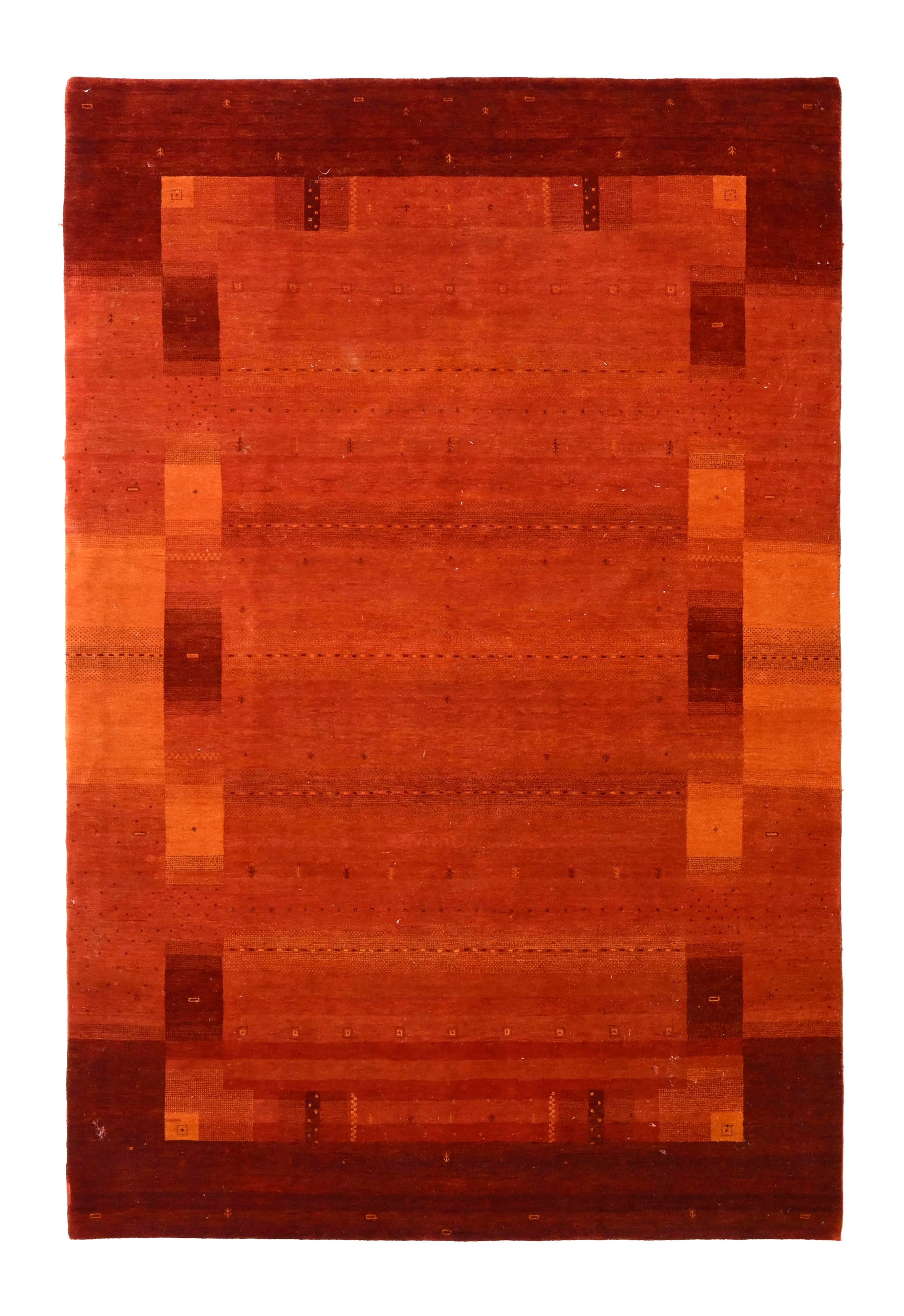 Tapis Gabbeh, Iran, 2ème moitié du XXe s., à champ central uni dans