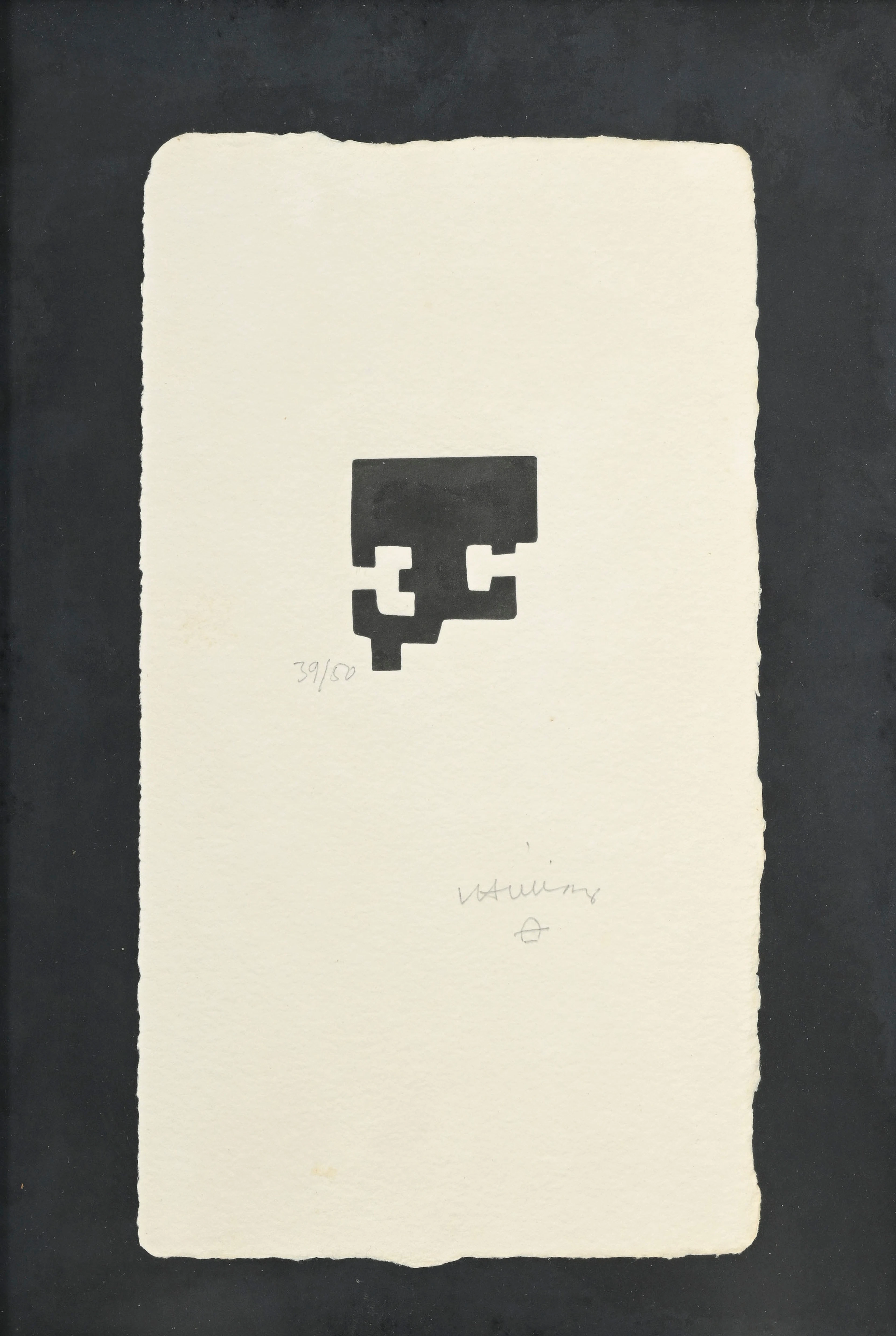 Eduardo Chillida (1924-2002), "Goiti", 1983, xylographie, signée et