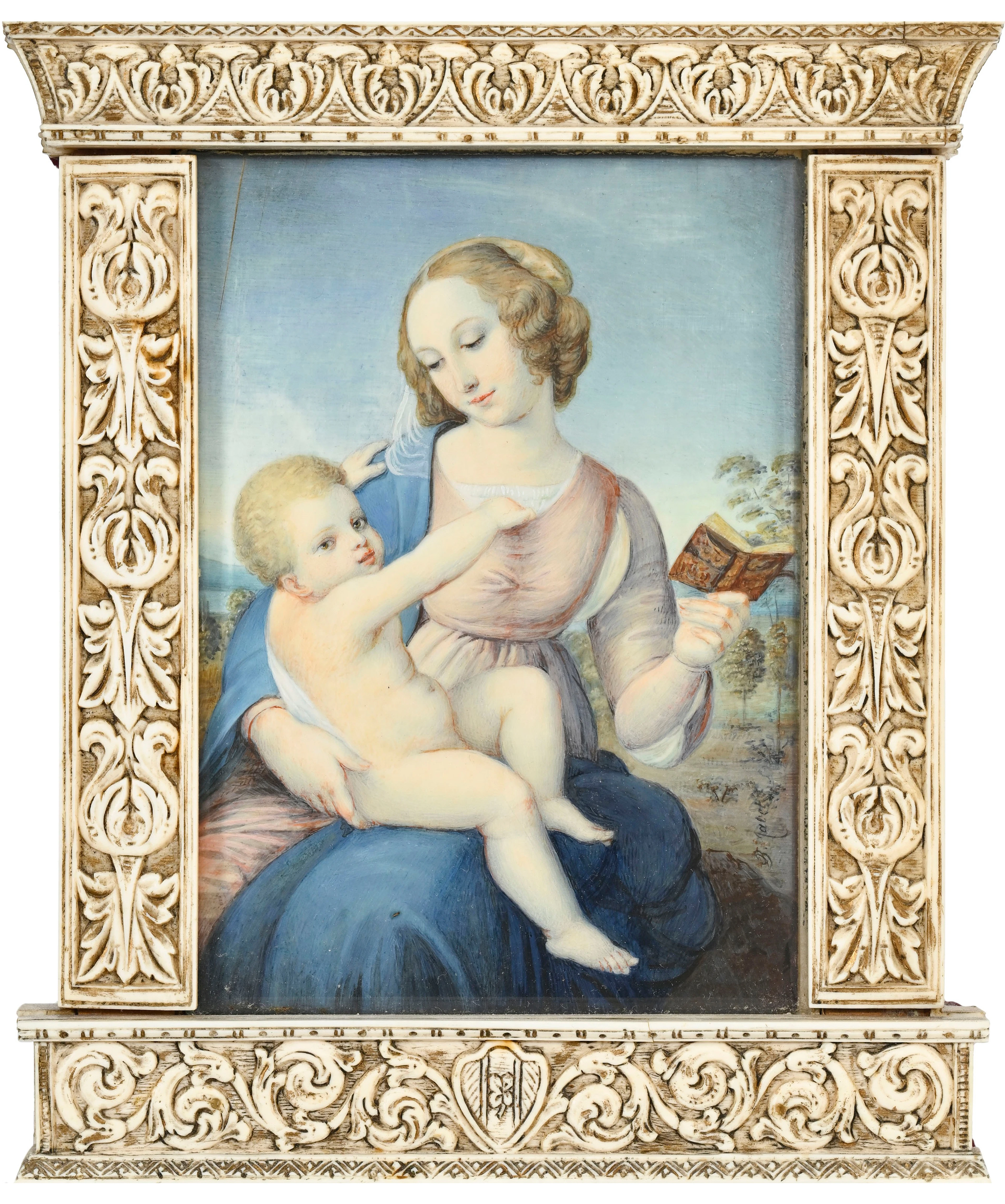 La Madone Colonna, d’après l’œuvre de Raphaël Sanzio, vers 1507-1508
