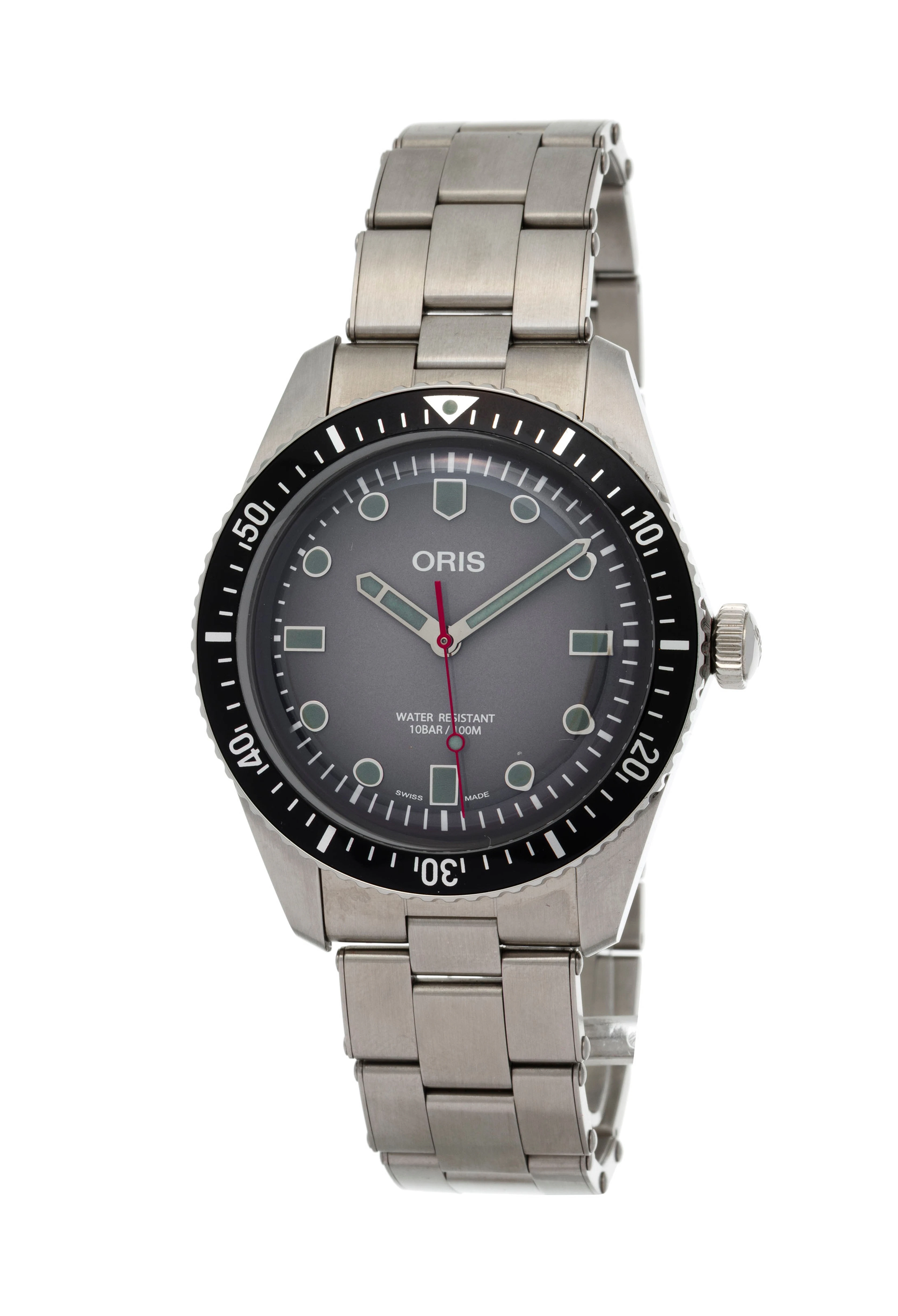 Oris, montre-bracelet en acier Mouvement: cal. 733/SW200-1, automatique