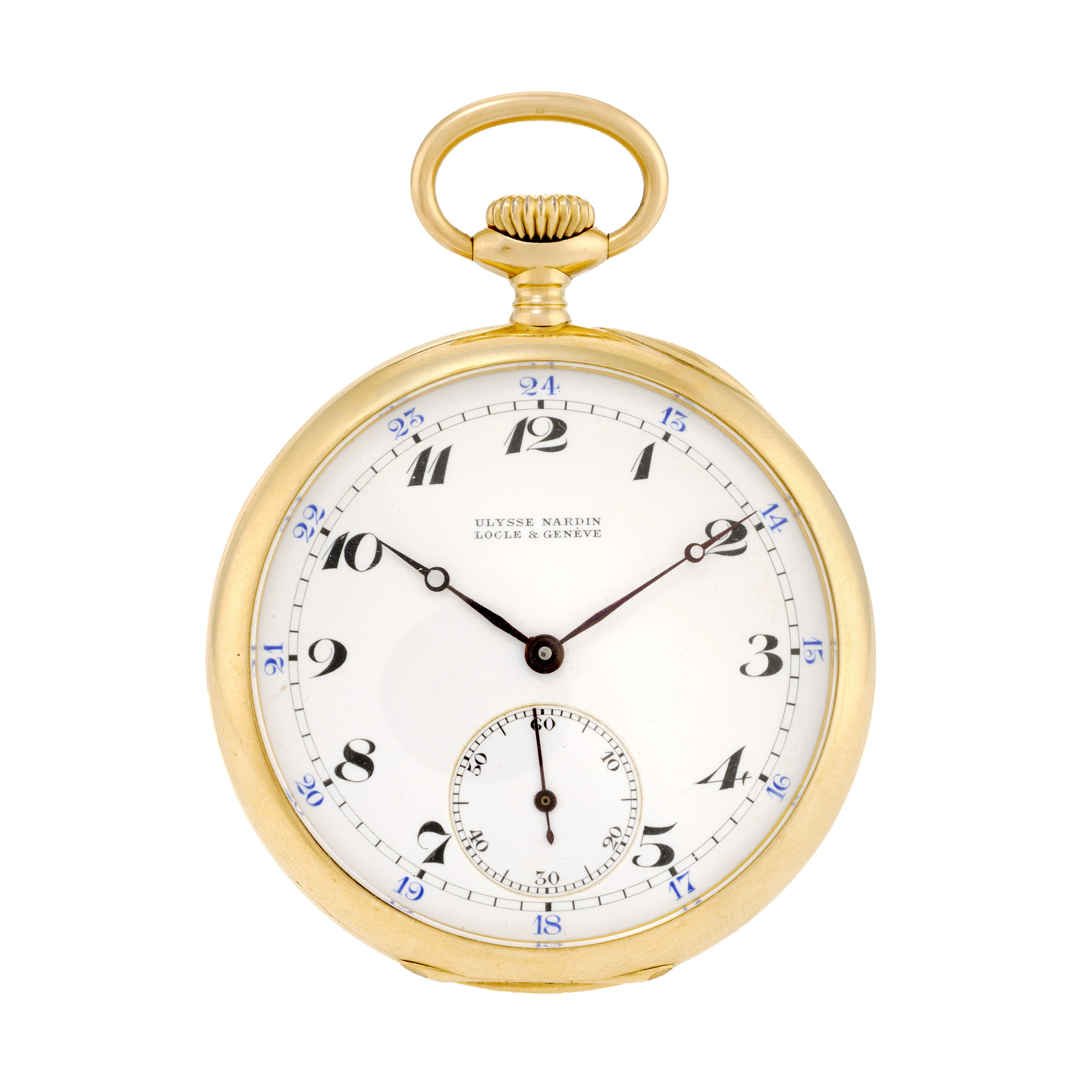 Ulysse Nardin, pour le Tir Fédéral Aarau 1924, montre de poche petite