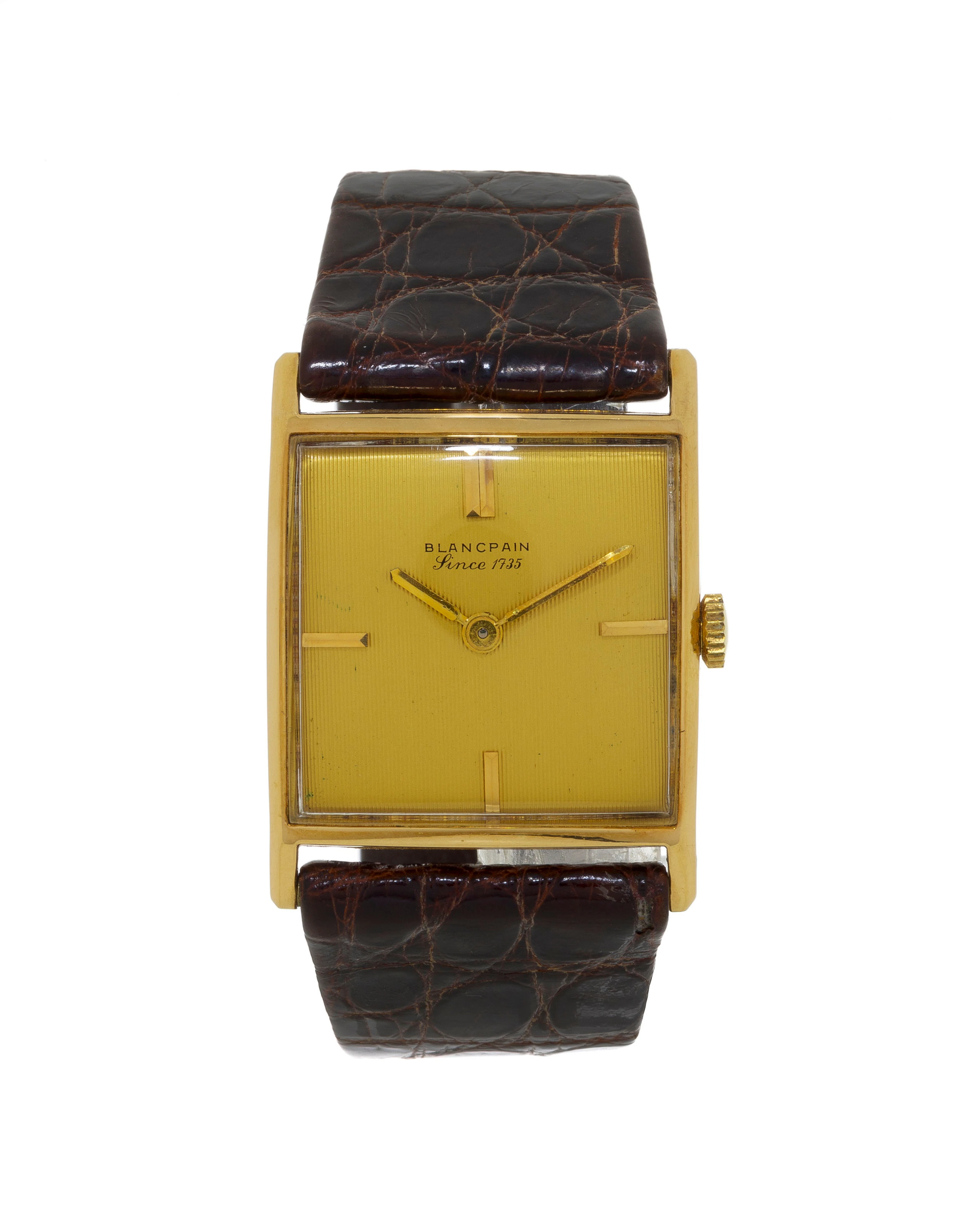 Blancpain, montre en or 750 Mouvement: cal. 525, mécanique, 21 rubis