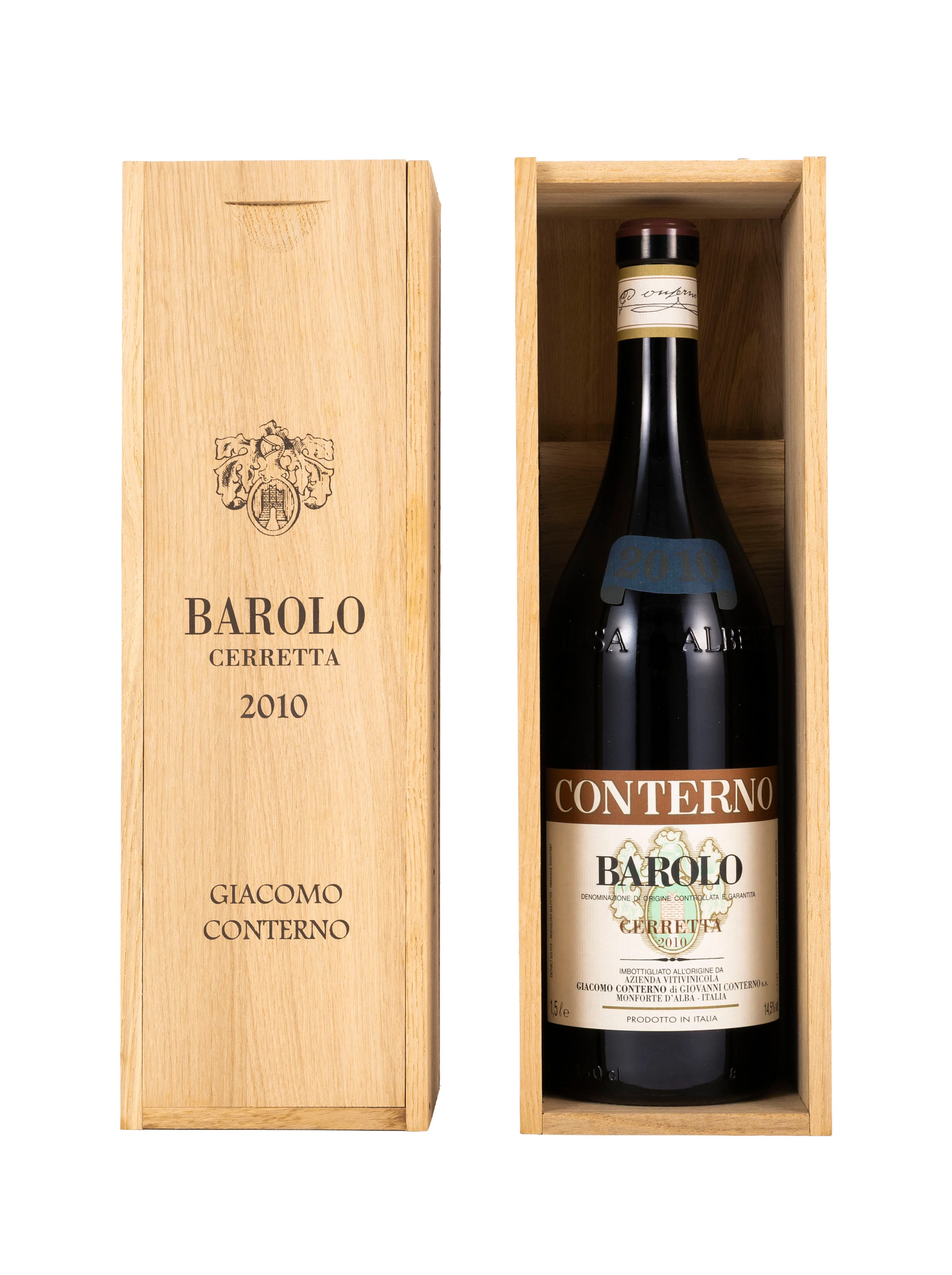 Conterno Giacomo, Barolo Cerrata, 2010, 2 magnums, coffrets d'origine