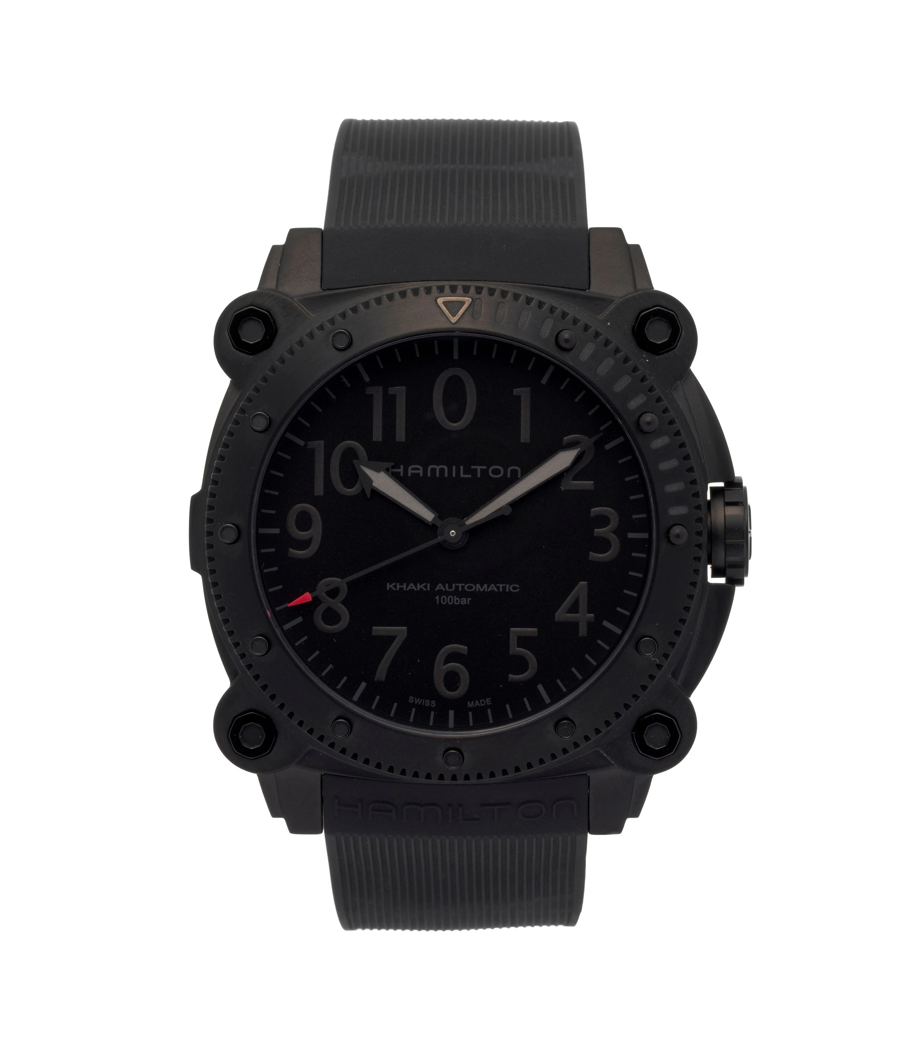 Hamilton, _Khaki Navy BeLOWZER_O, réf. H785050, montre en titane