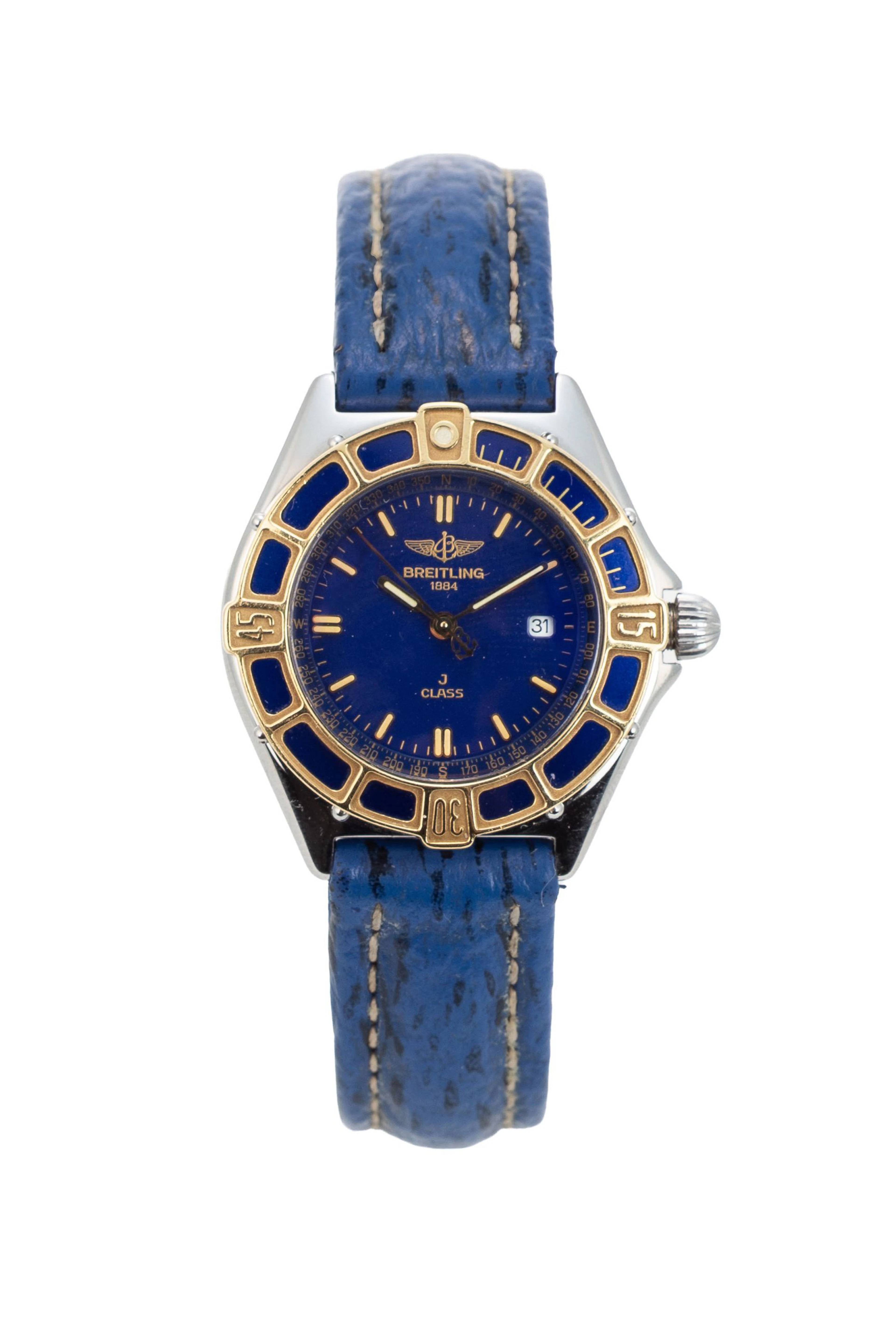 Breitling, J Class, réf. D52064, montre en acier et or, années 1990