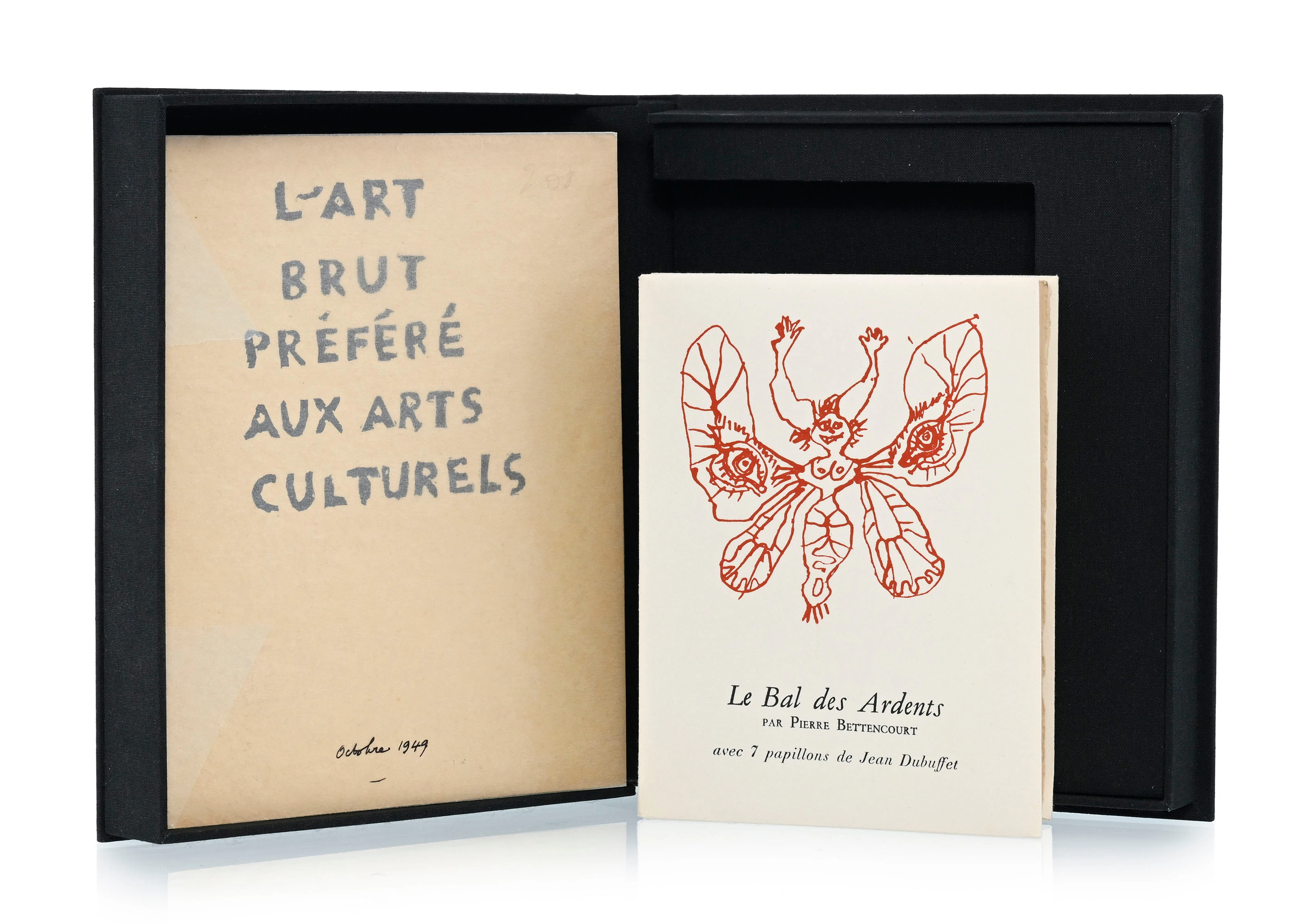 DUBUFFET (Jean). Ensemble de 2 titres en édition originale sous un