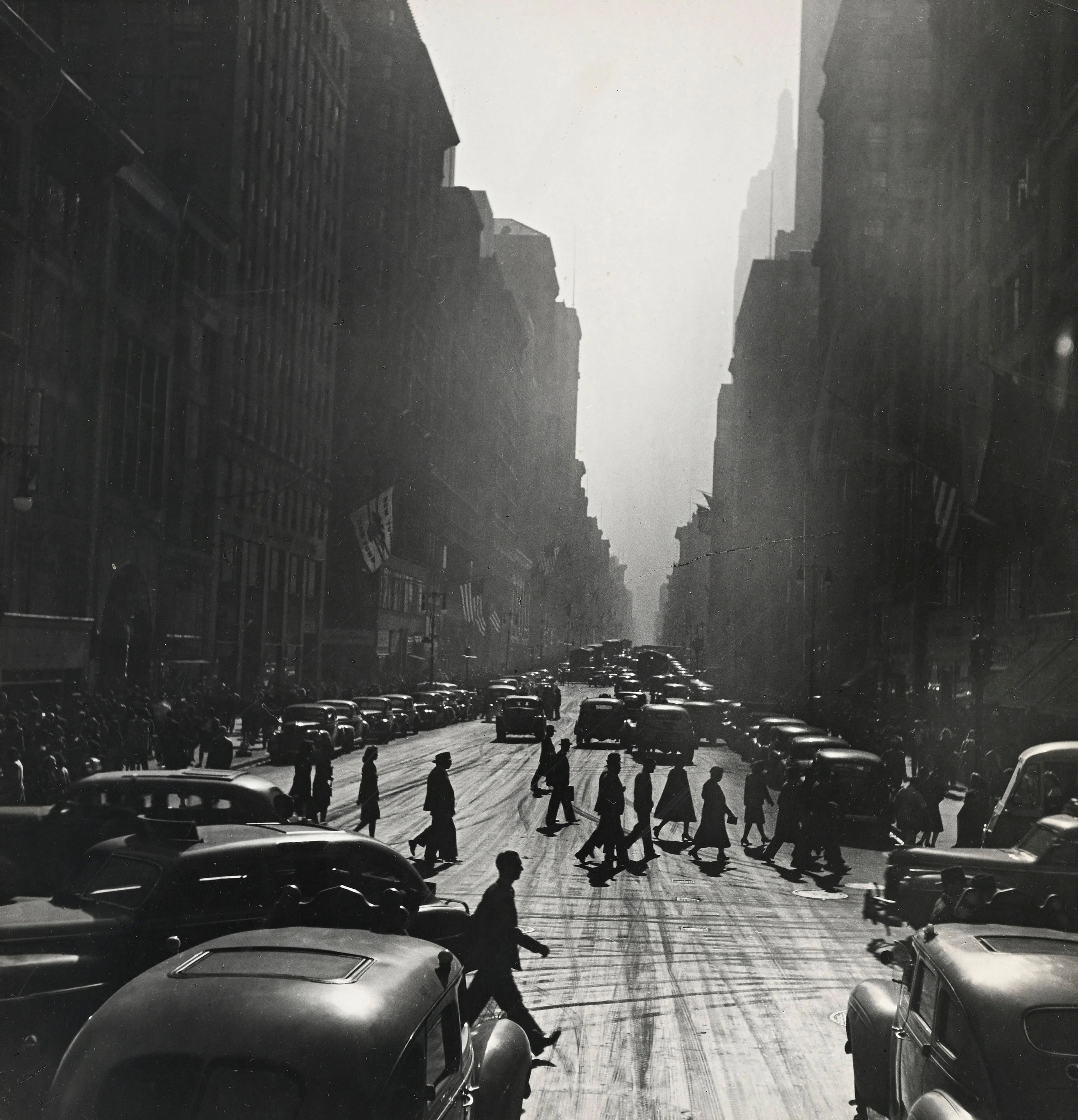 Fred Stein (1909-1967), Fifth Avenue, c.1945, tirage argentique, 29x28