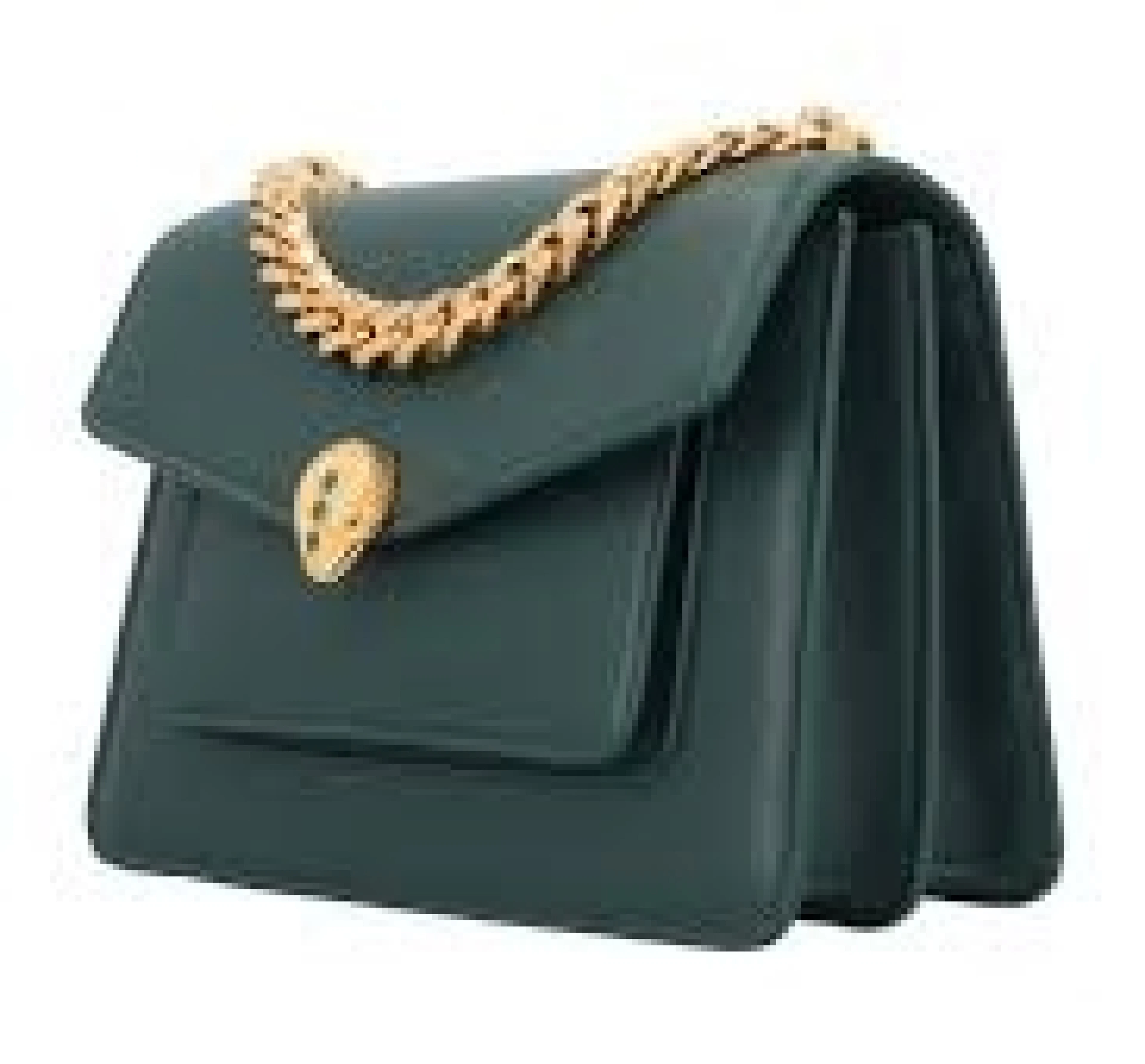 Bvlgari, sac Serpenti Forever Maxi, en cuir vert émeraude avec fermoir