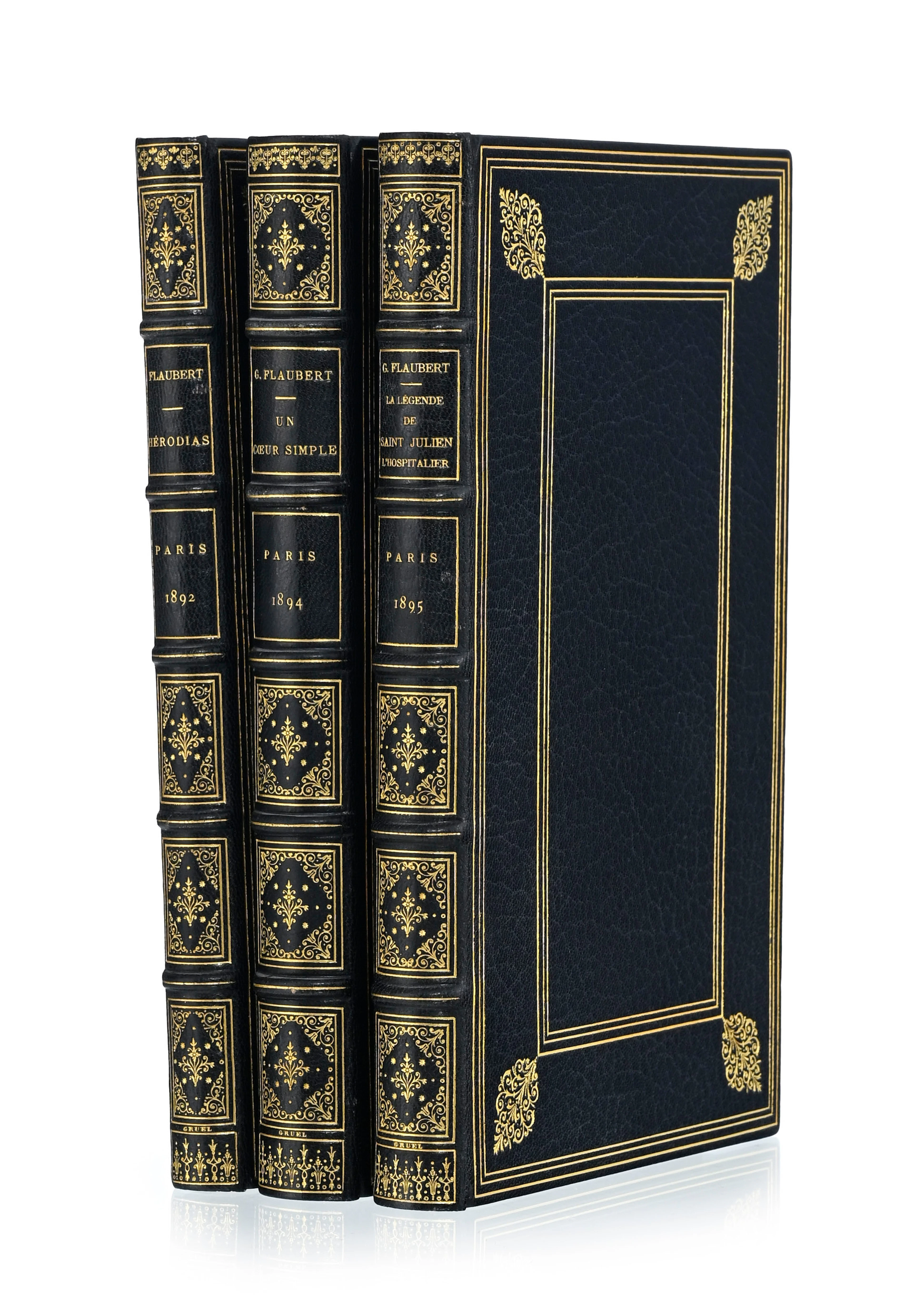 FLAUBERT (Gustave). Ensemble de 3 ouvrages en tirages limités et numérotés