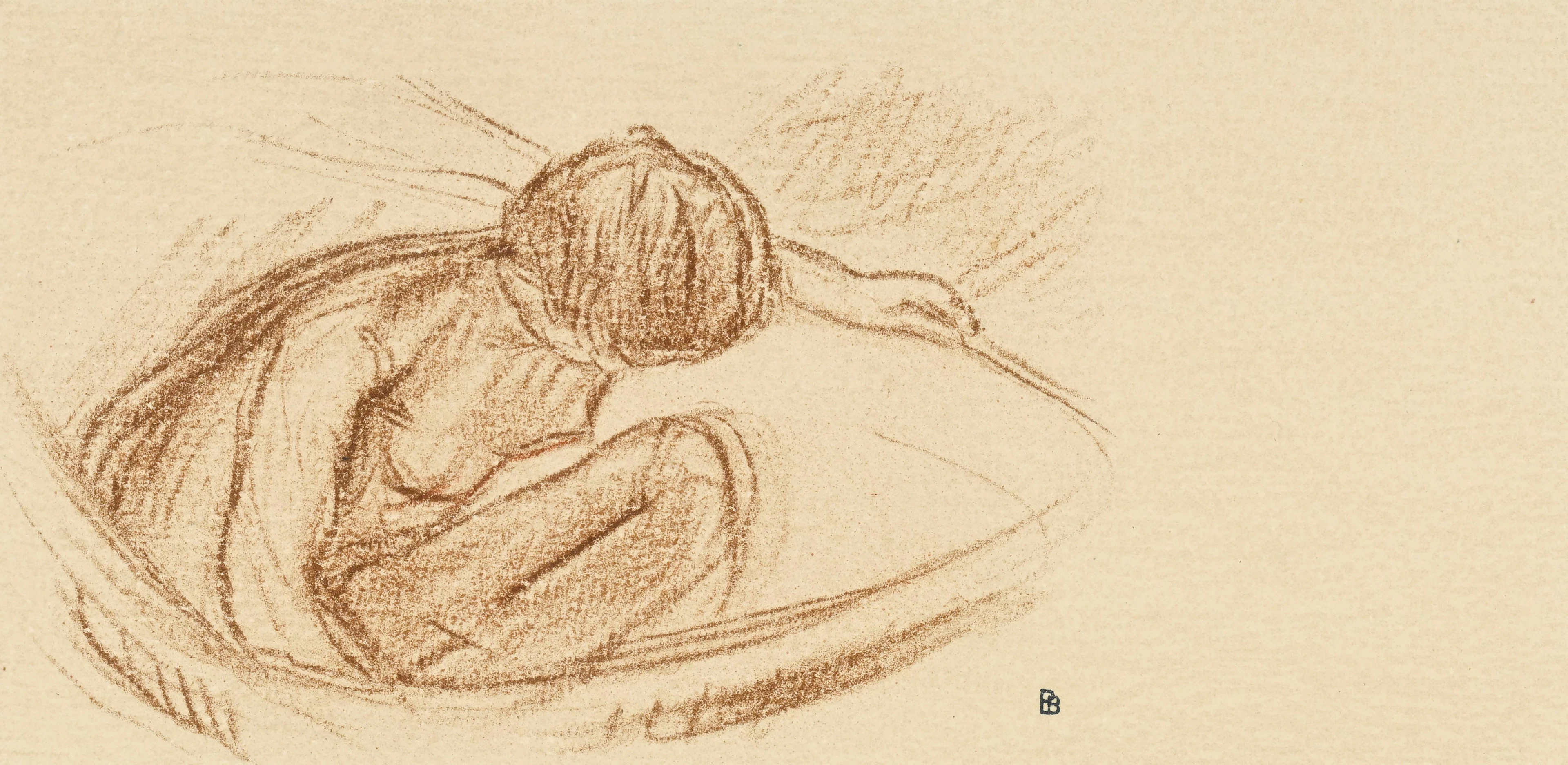Pierre Bonnard (1867-1947), d'après, Femme au bain, sérigraphie, monogrammée