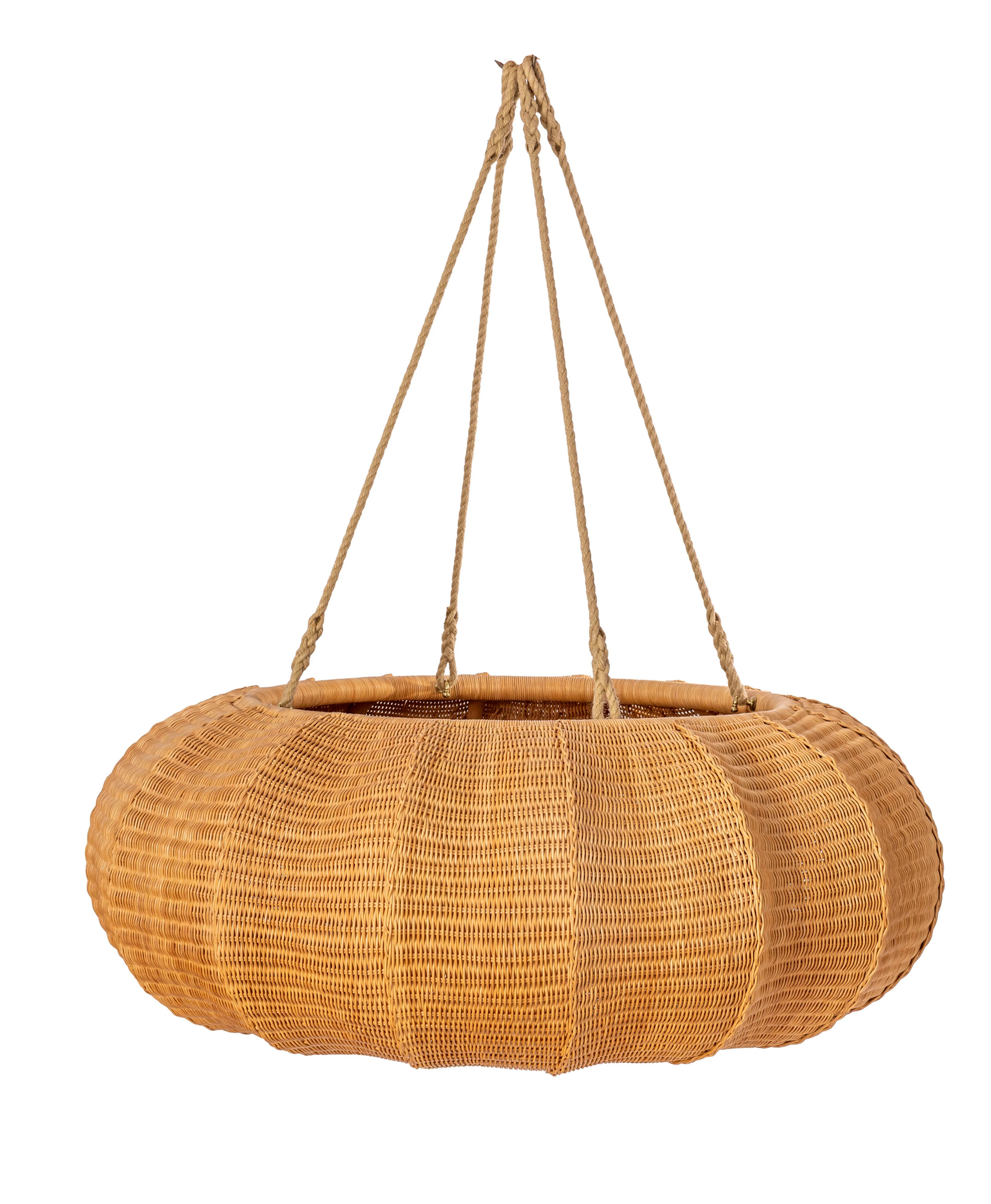 Suspension, édition Soane Britain Design, XXIe s., en rotin, dimensions