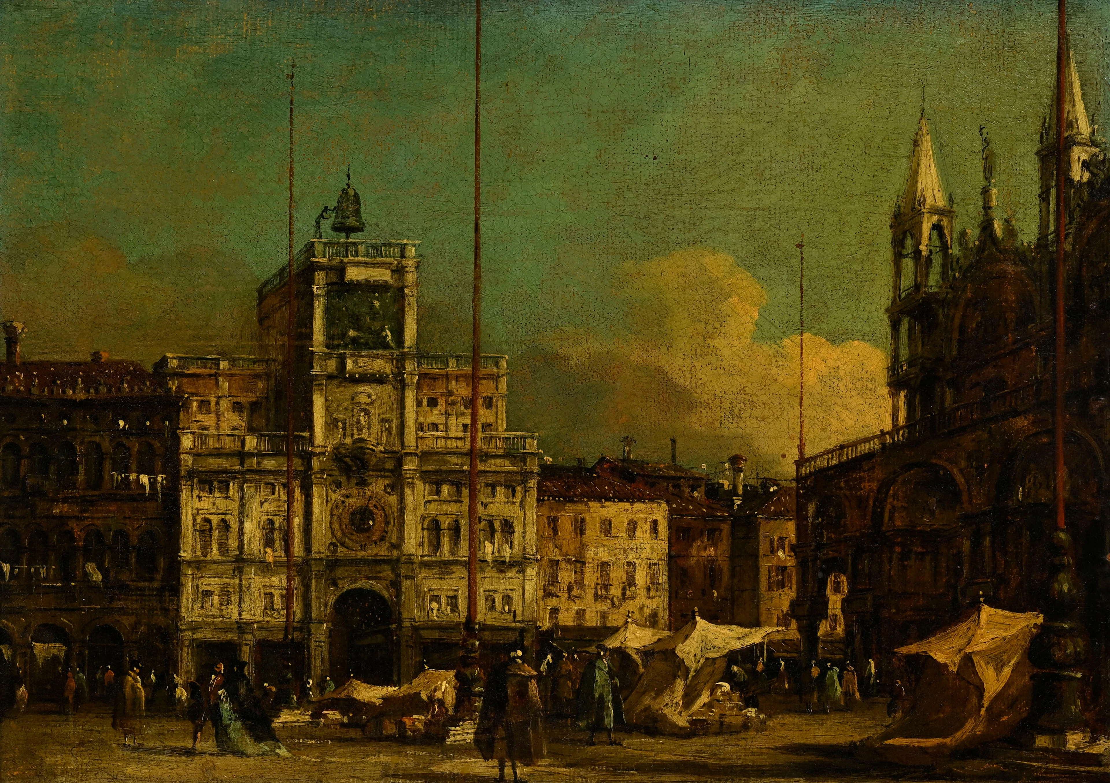 Francesco Guardi (1712-1793), entourage de, Vue de la place Saint-Marc