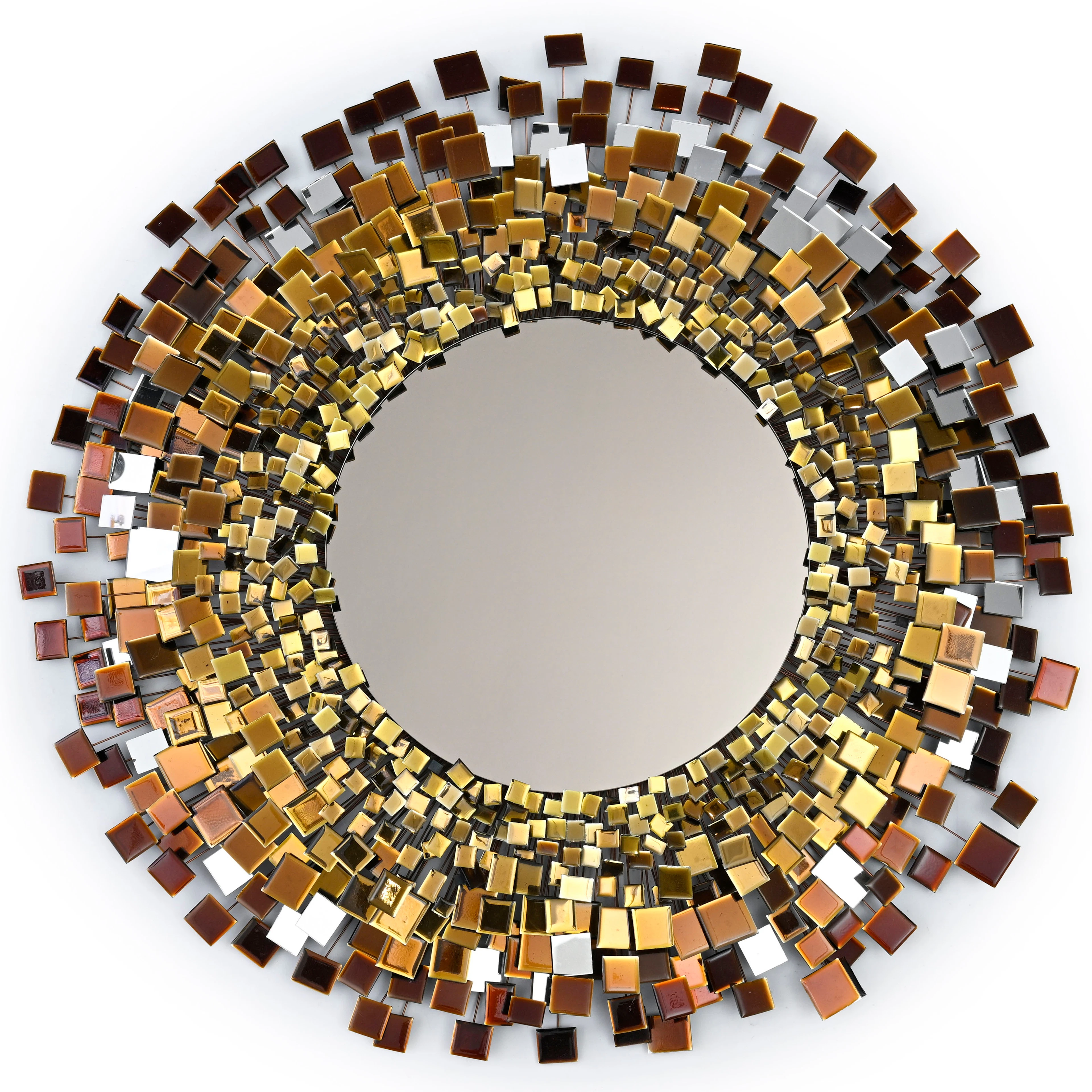 Isabelle de Borchgrave (1946-2024), Grand miroir soleil, à encadrement