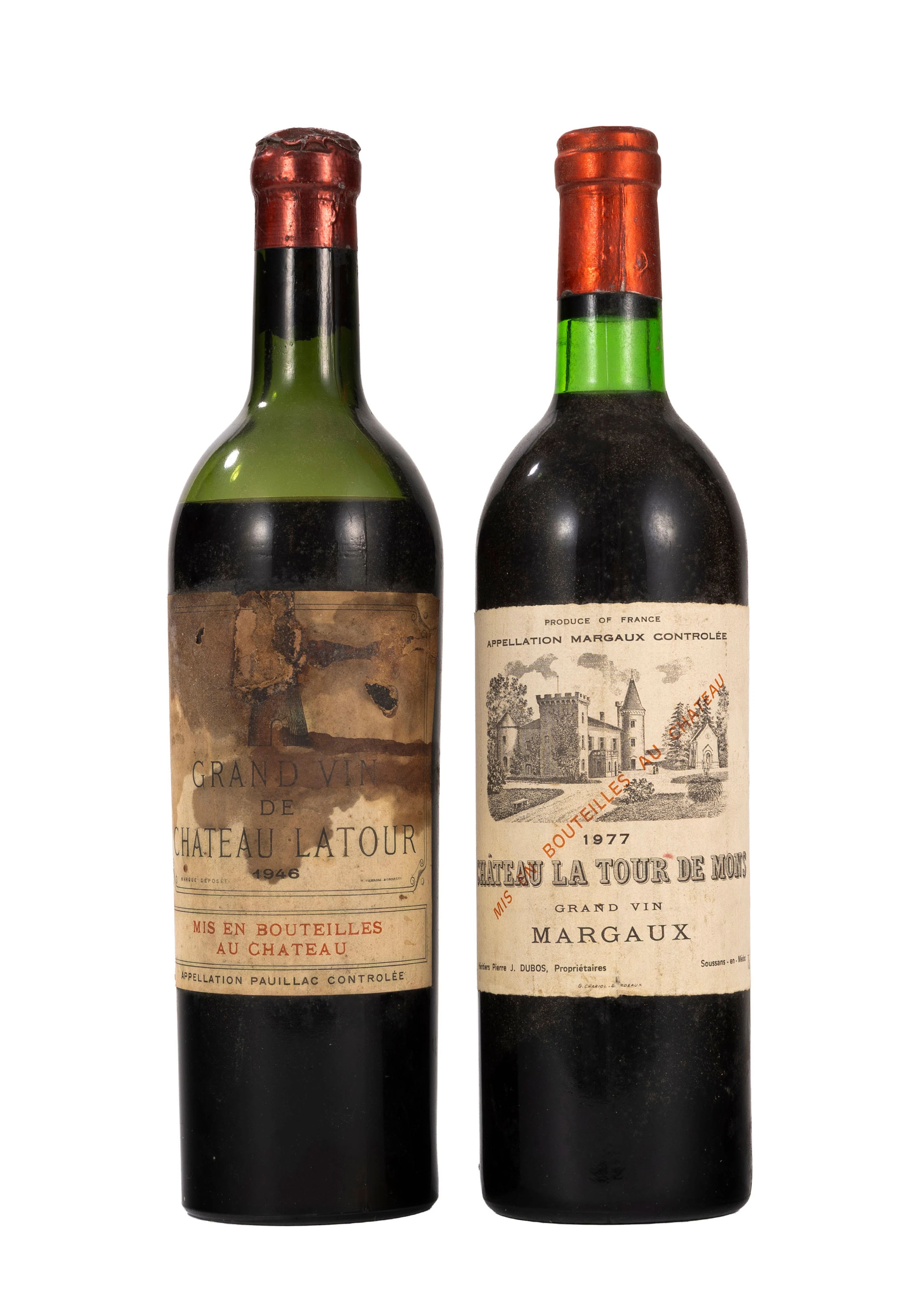 Ch. Latour, 1946, Pauillac, 1er grand cru classé, 1 bt. On joint: