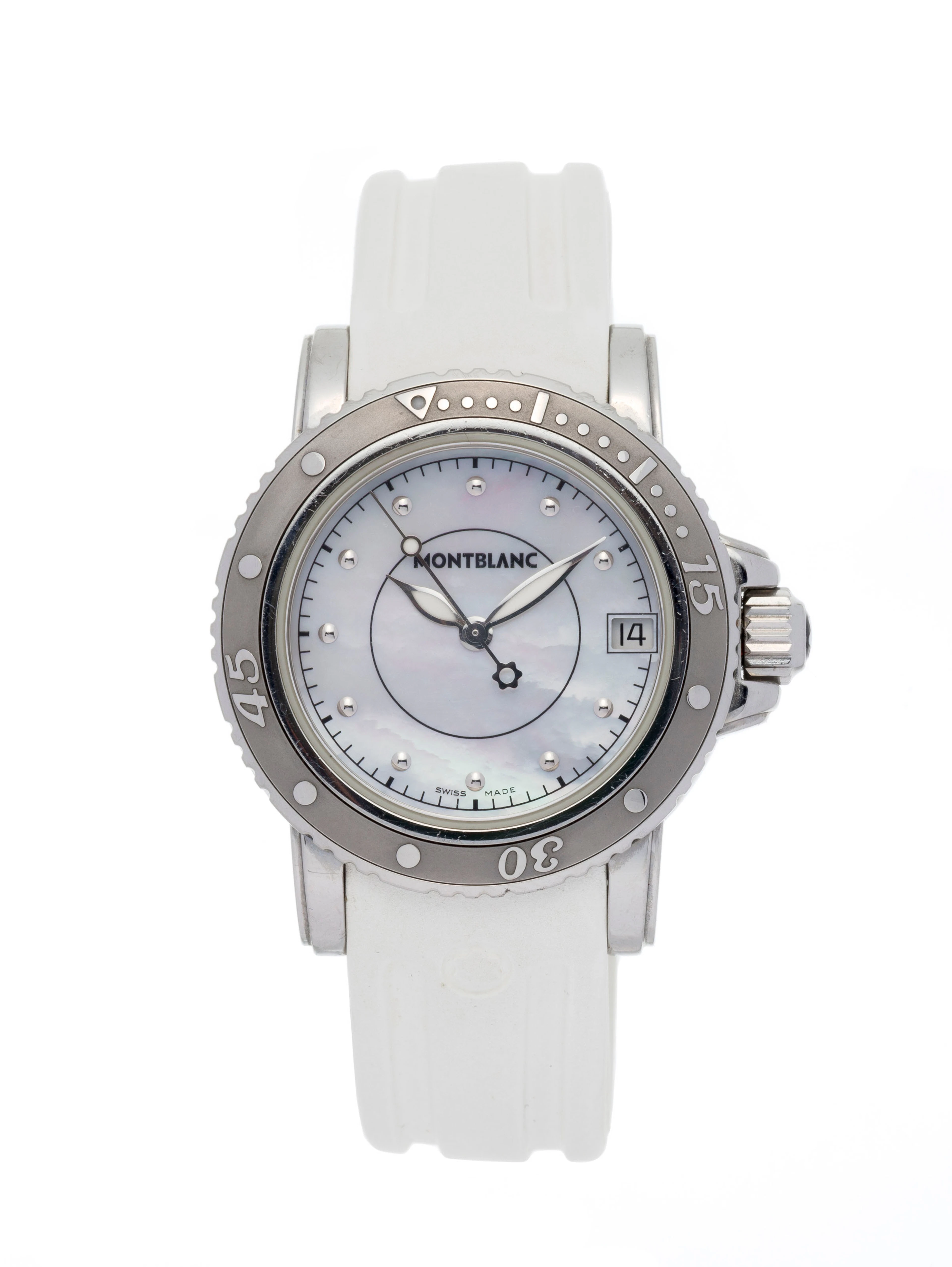Montblanc, Sport Meisterstück, réf. 7036, montre en acier ornée d'un