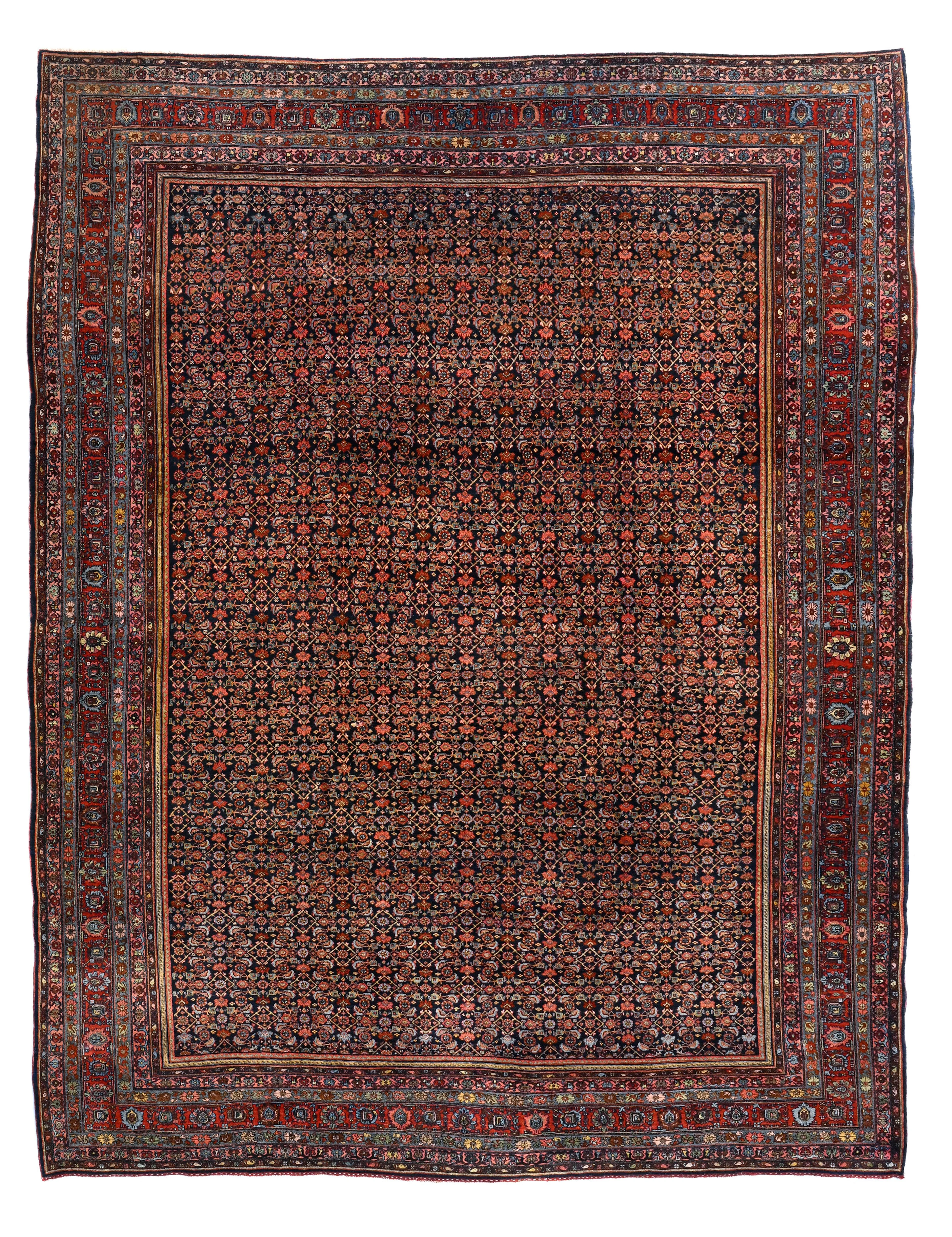 Tapis Bidjar, Iran, 1ère moitié du XXe s., à motif H_erati_ composé