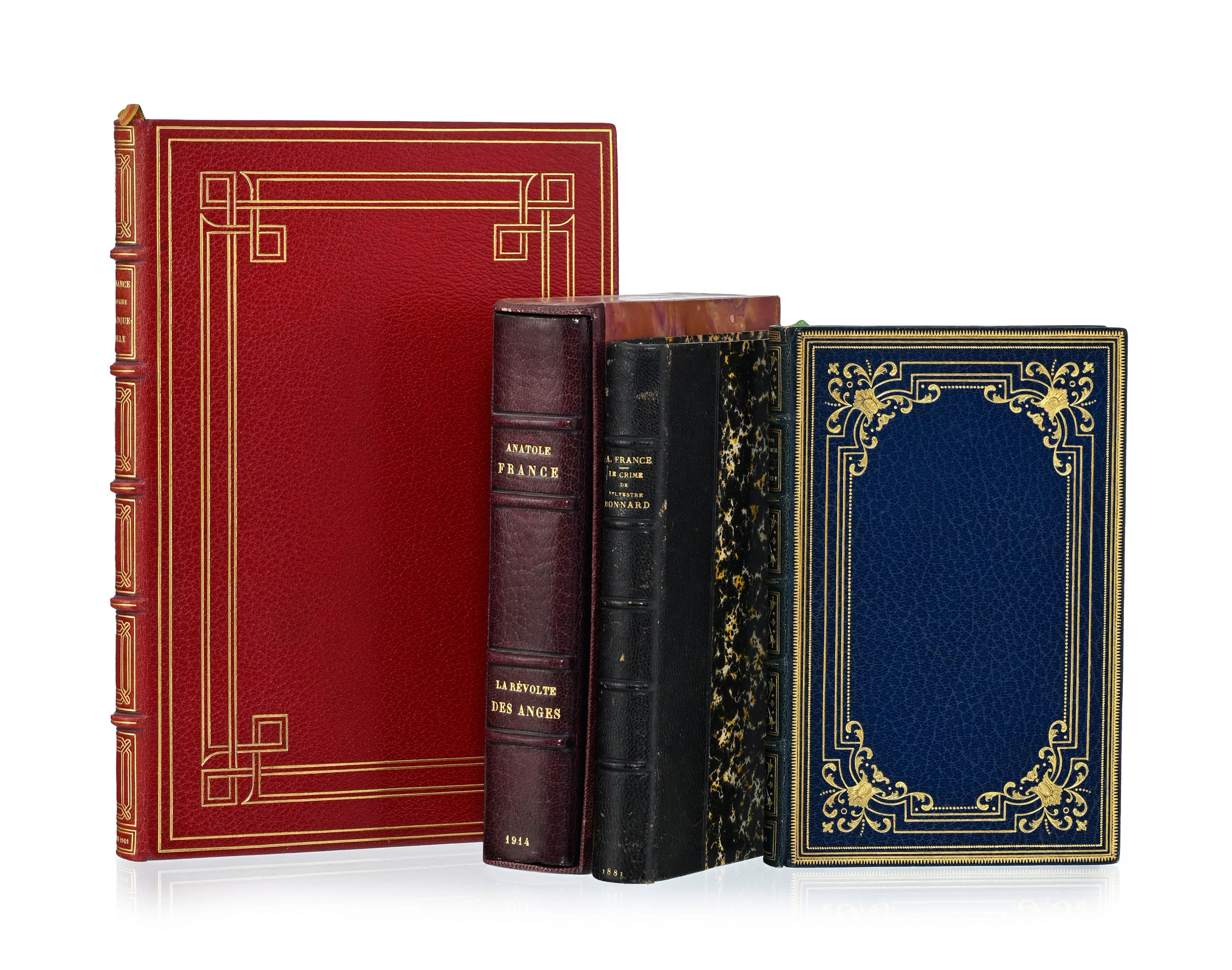 FRANCE (Anatole). 4 ouvrages en édition originale très bien reliés
