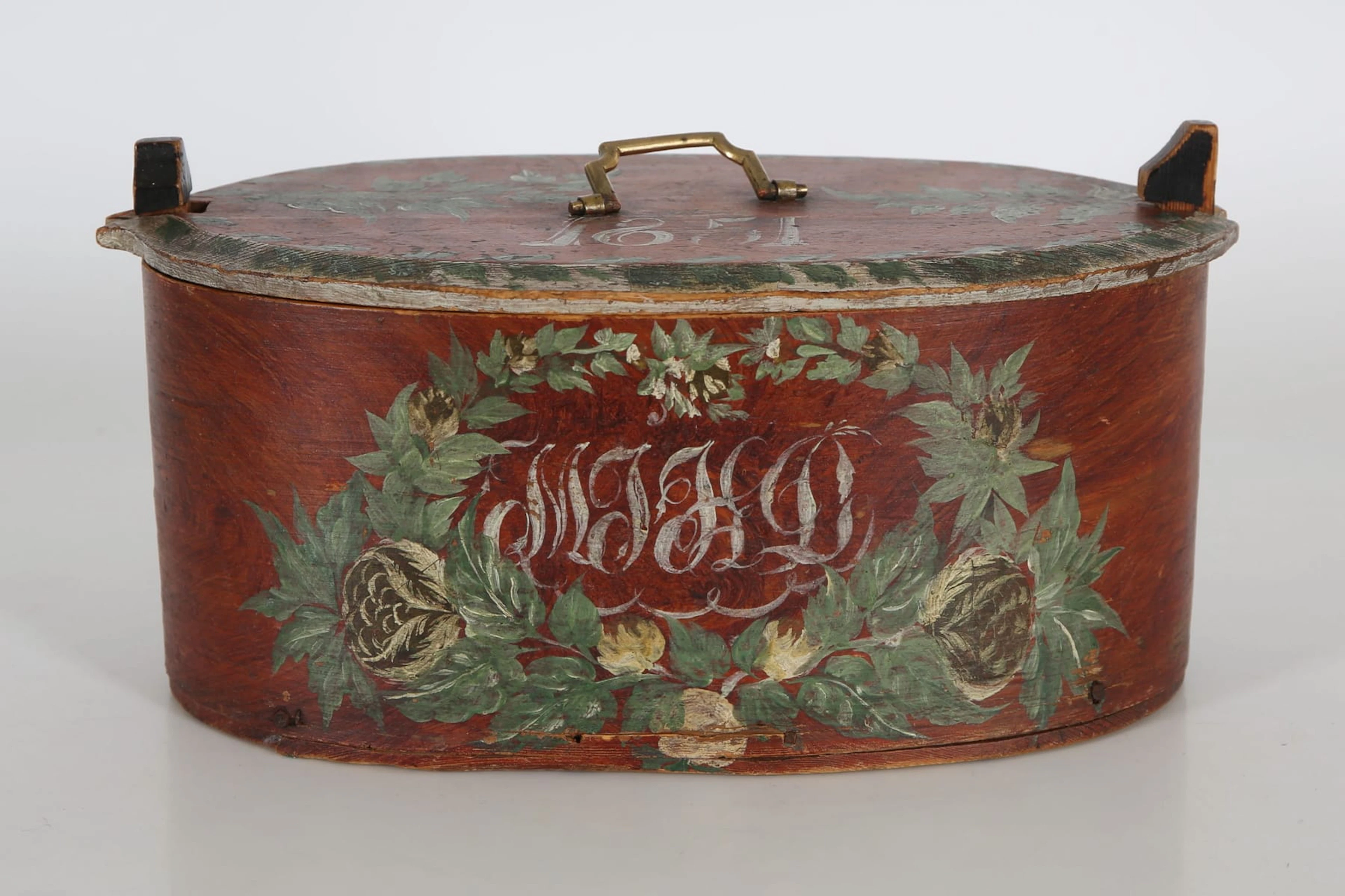 SVEPASK, bemålad, 1851