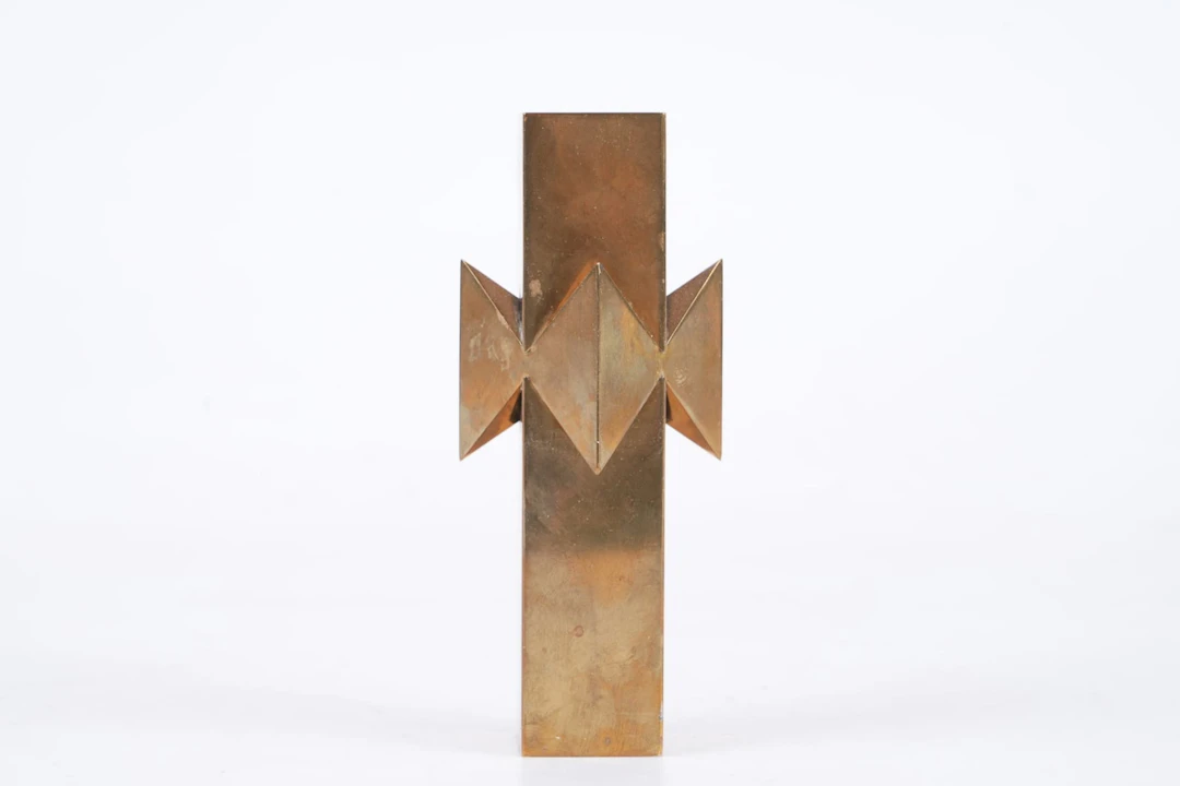 PIERRE FORSSELL (1925-2004), ljusstake, "Rosett", Skultuna Bruk
