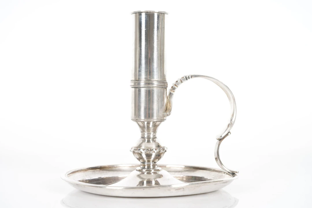 LJUSSTAKE, silver, Boströms Eftr A Hillebrant, Borlänge, 1963, ca 304,5 g