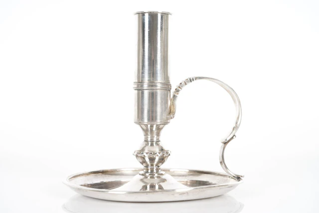 LJUSSTAKE, silver, Boströms Eftr A Hillebrant, Borlänge, 1963, ca 304,5 g