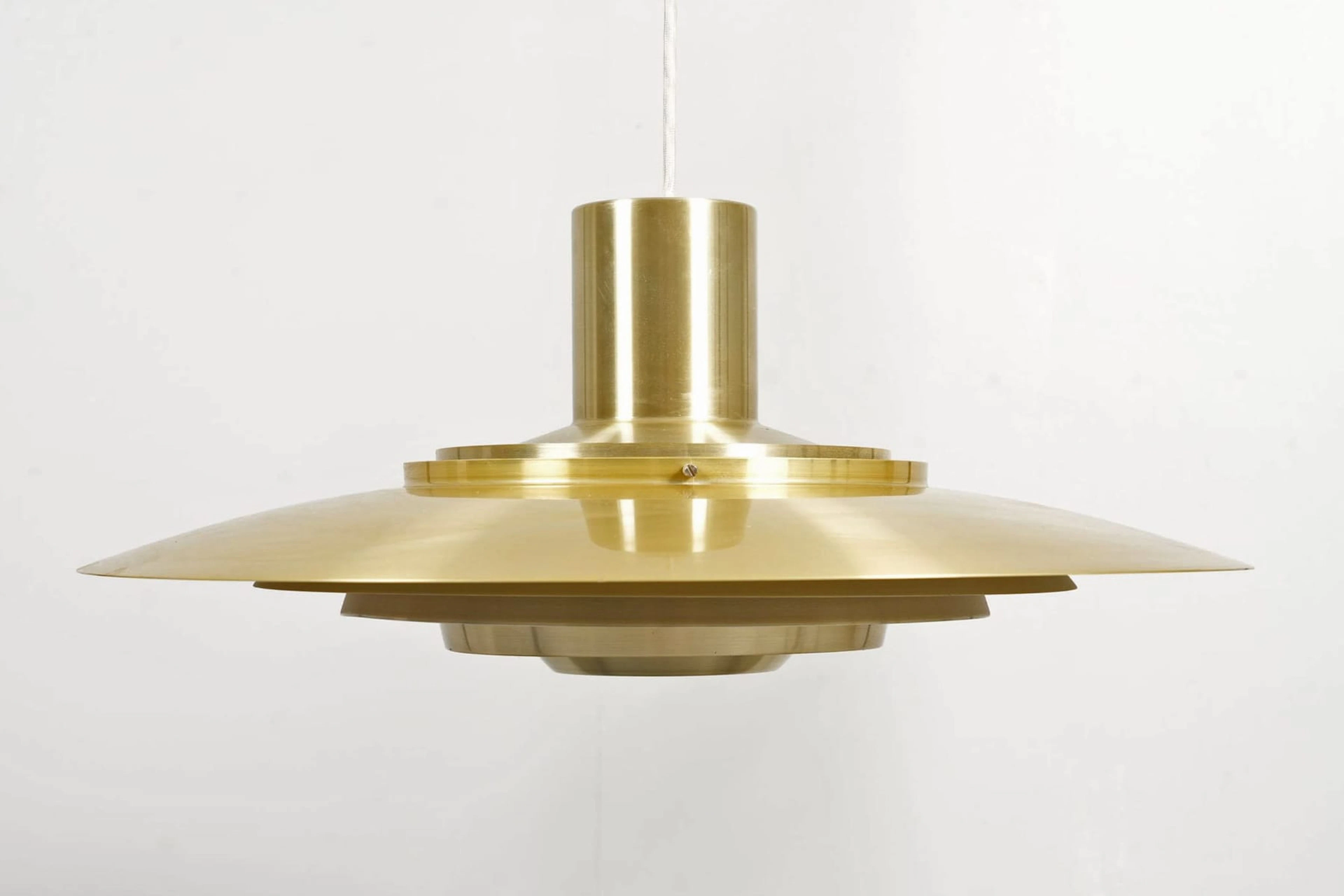 JØRGEN KASTHOLM & PREBEN JUHL FABRICIUS, taklampa, mässing, "P376