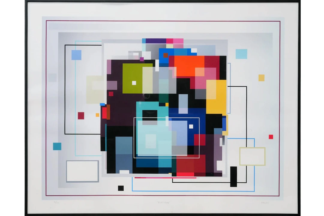 OVE CARLSON (1950), pigment ink print, "Flat iron"
