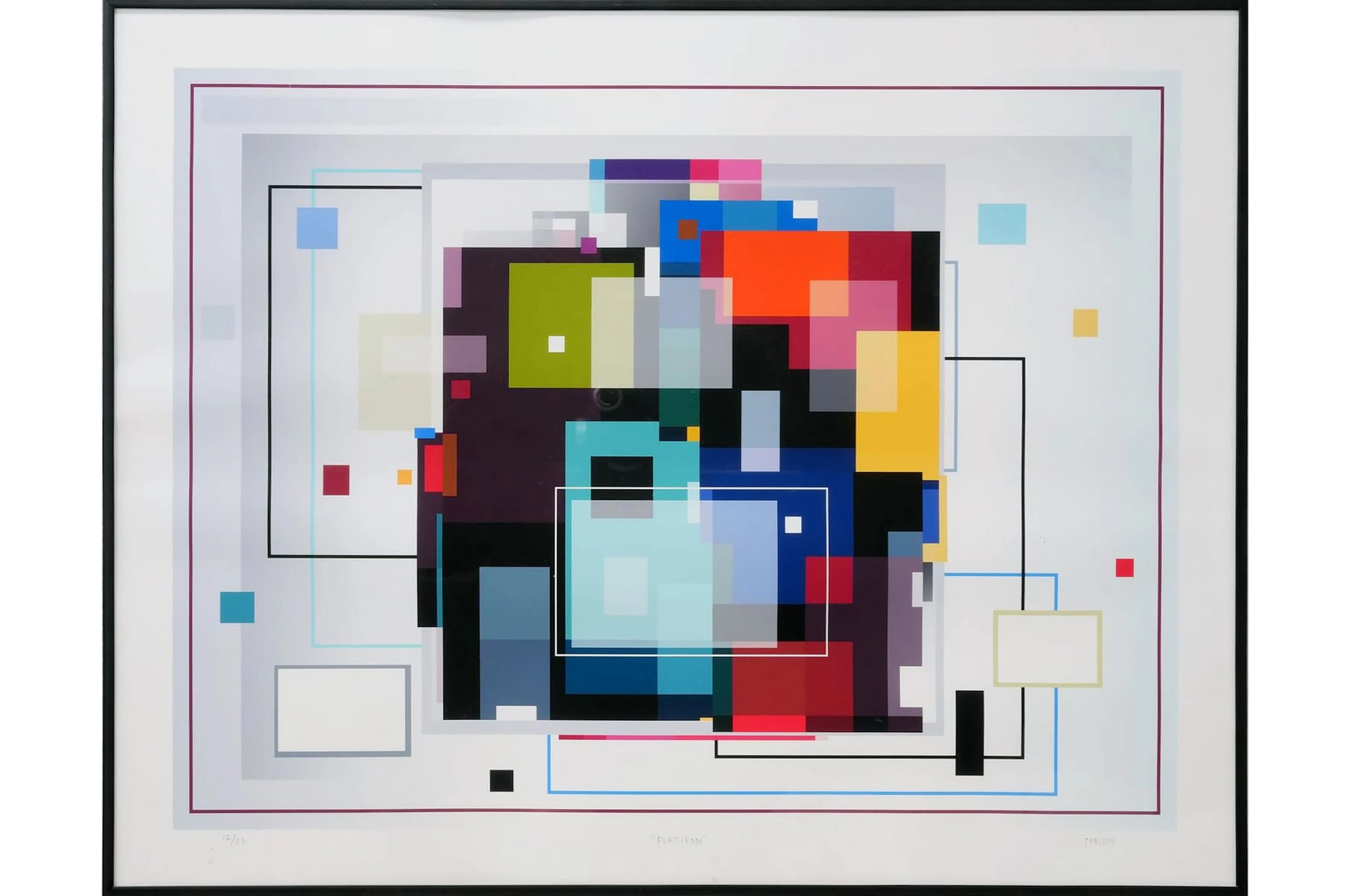 OVE CARLSON (1950), pigment ink print, "Flat iron"
