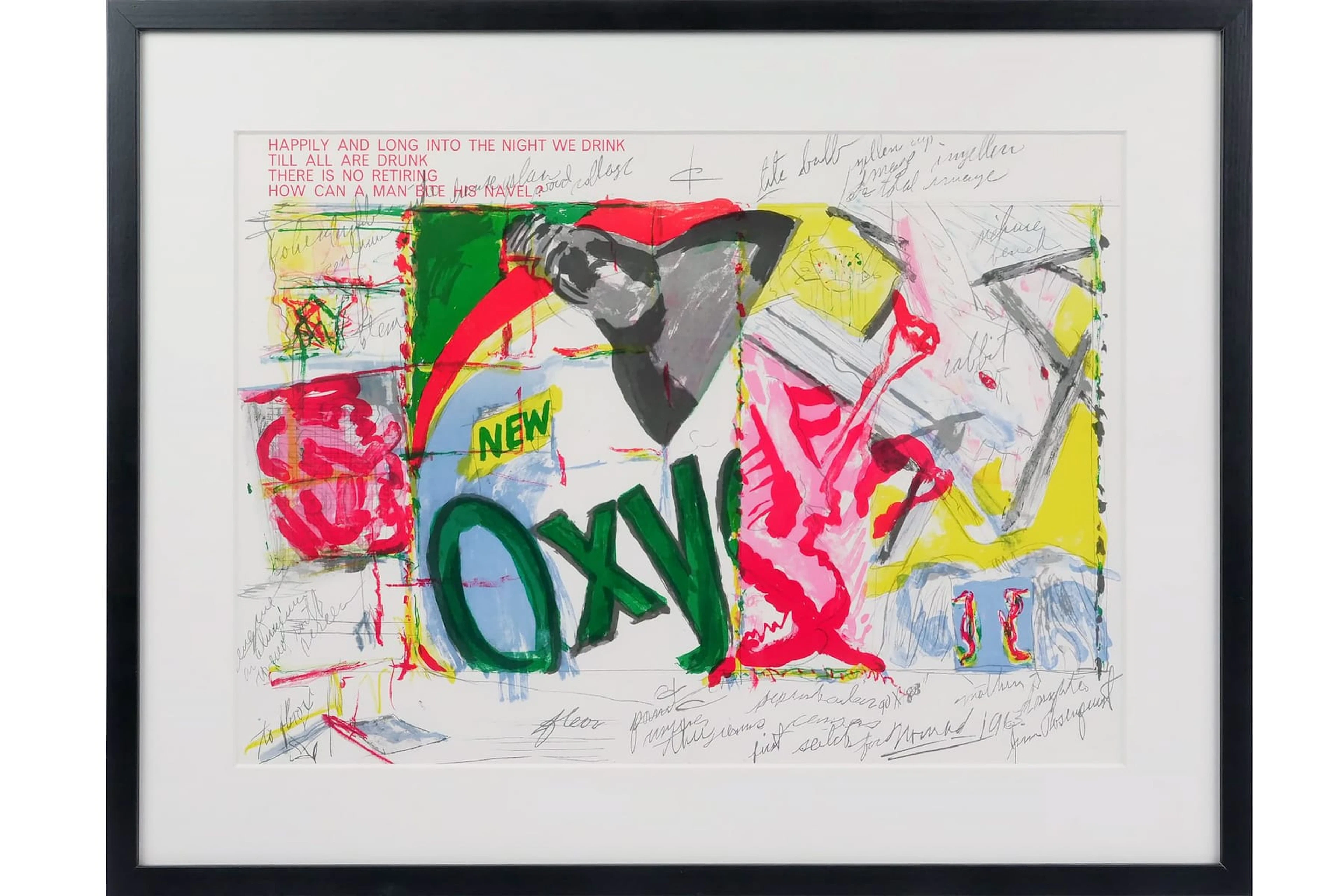 JAMES ROSENQUIST (USA, 1933-2017), efter, färglitografi, "Happily