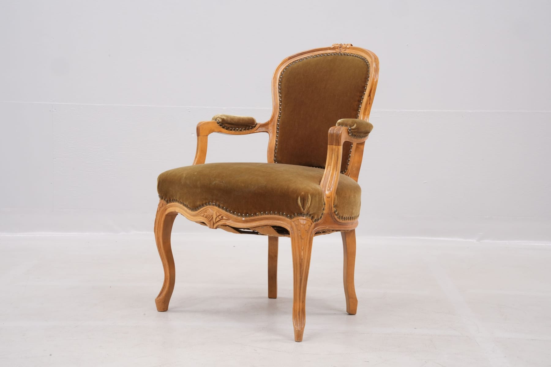 KARMFÅTÖLJ, rokokostil, 1900-tal