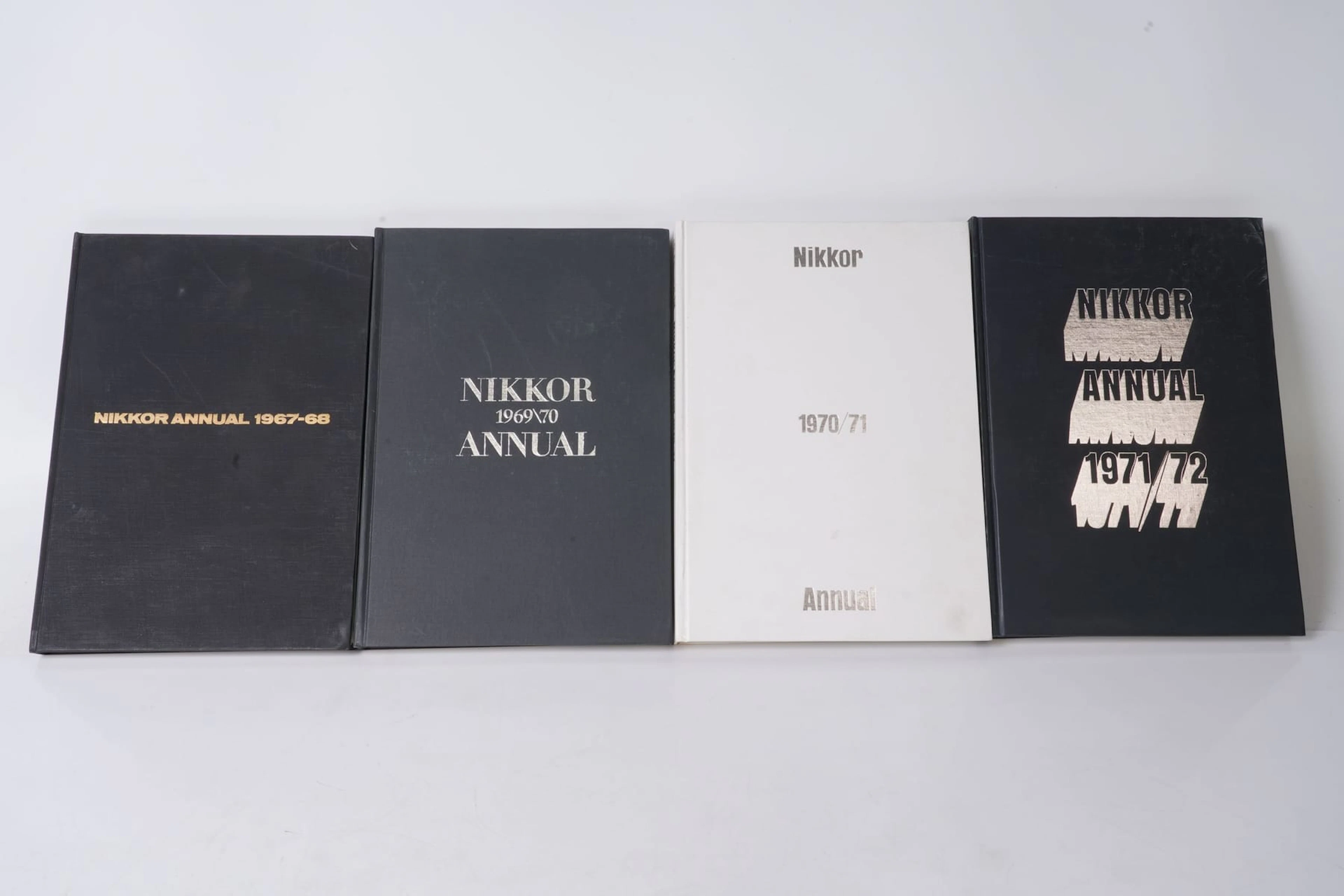 BÖCKER, 4 st, Nikkor Annual 1967 - 1972