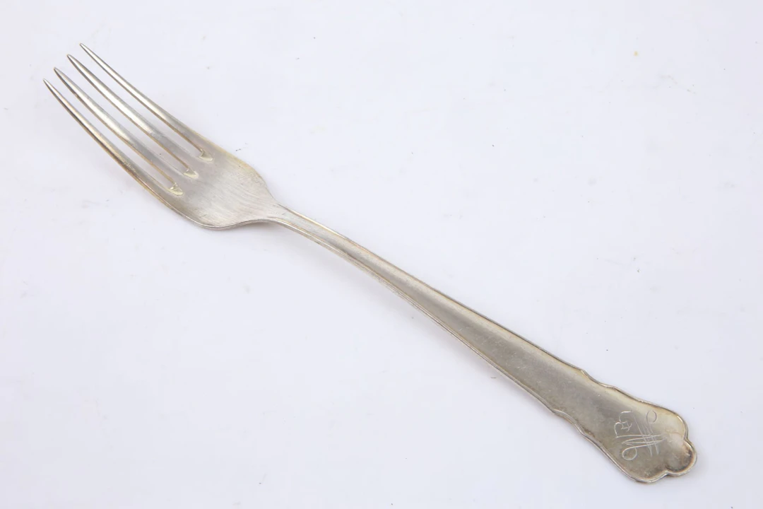 MATGAFFLAR, 14 st, silver, "Chippendale", GAB, ca 710,38 g