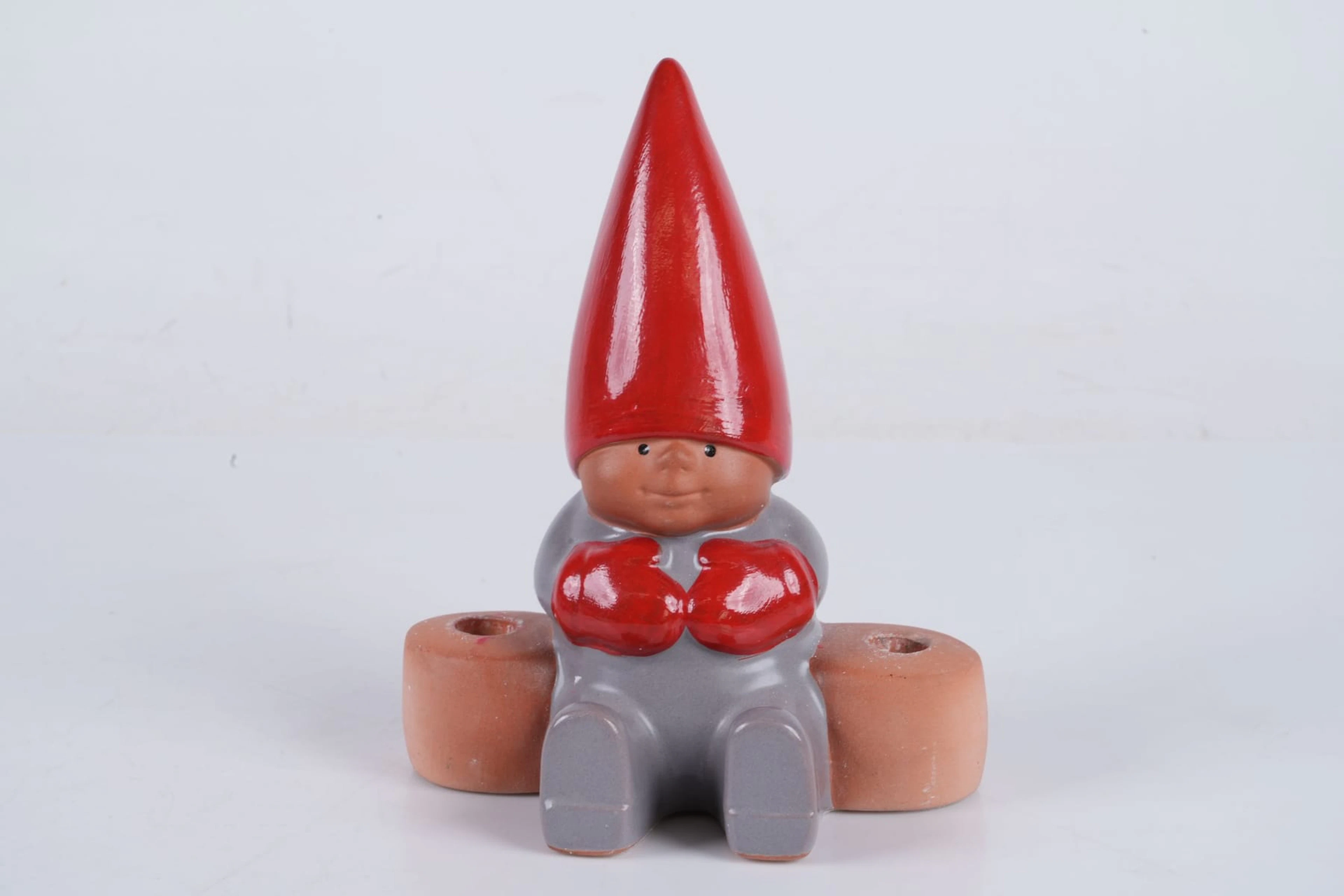 LISA LARSON (1931-2024), ljusstake/figurin, tomte, Lisa Larson Design