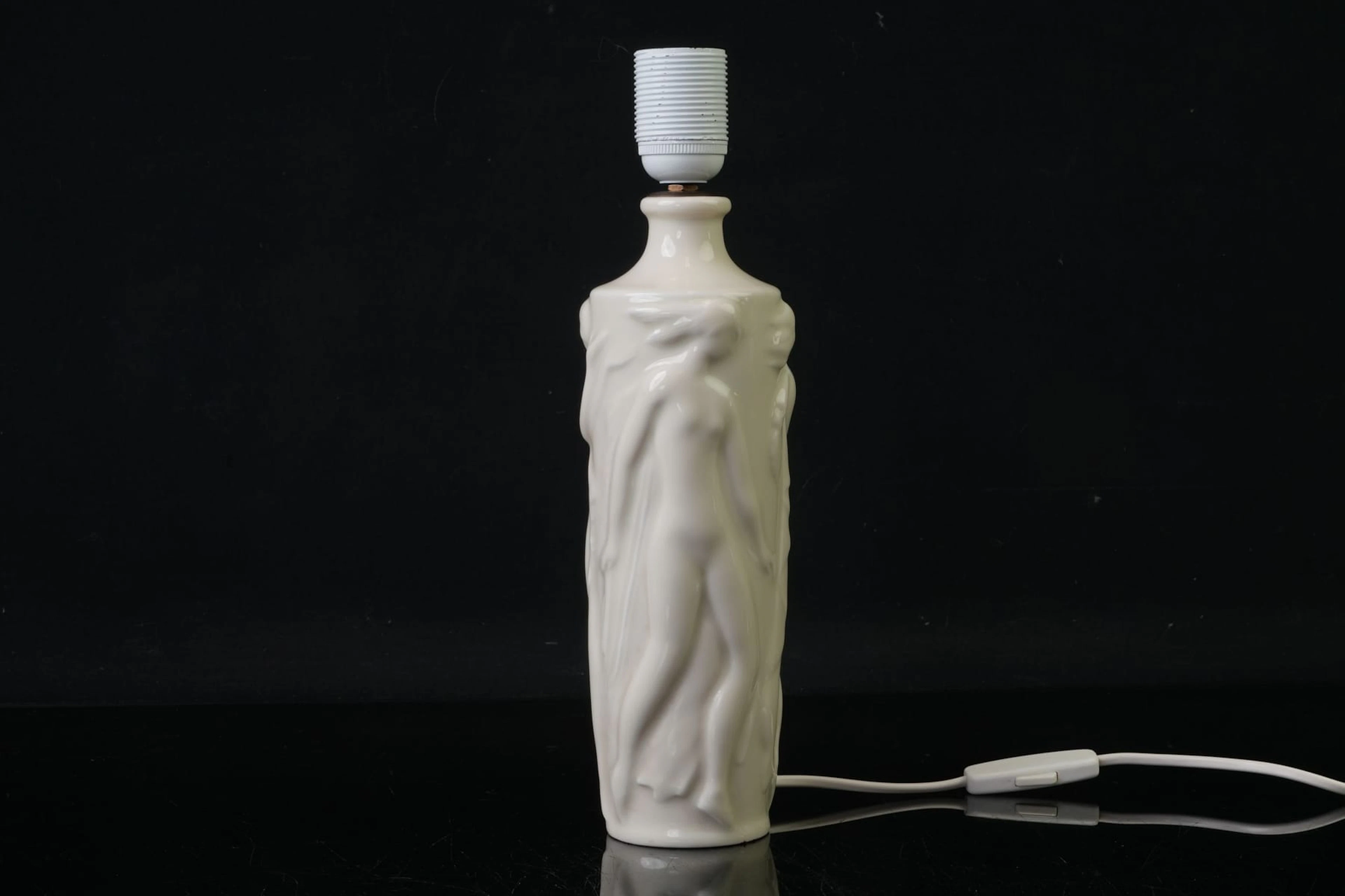 TYRA LUNDGREN (1897-1979), bordslampa, keramik, Arabia
