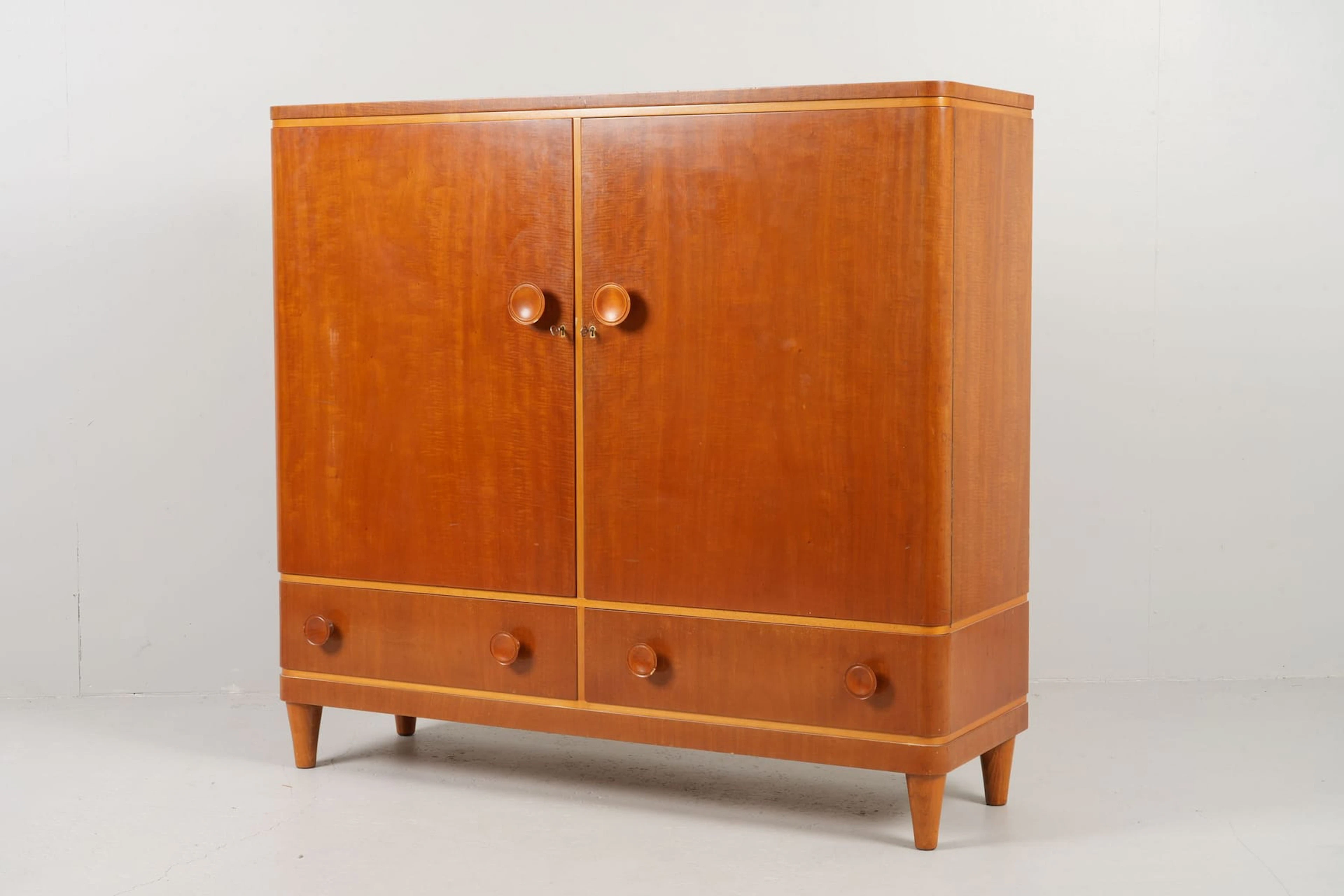 LINNESKÅP, mahogny, Lammhults möbler, Swedish Modern, 1940/1950-tal