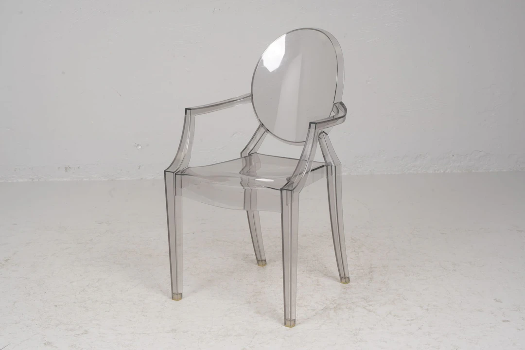 PHILIPPE STARCK (1949), karmstol, "Louis Ghost", Kartell, Italien