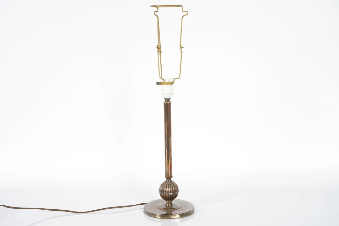 BORDSLAMPA, nysilver, Swedish Grace, 1900-talets första del