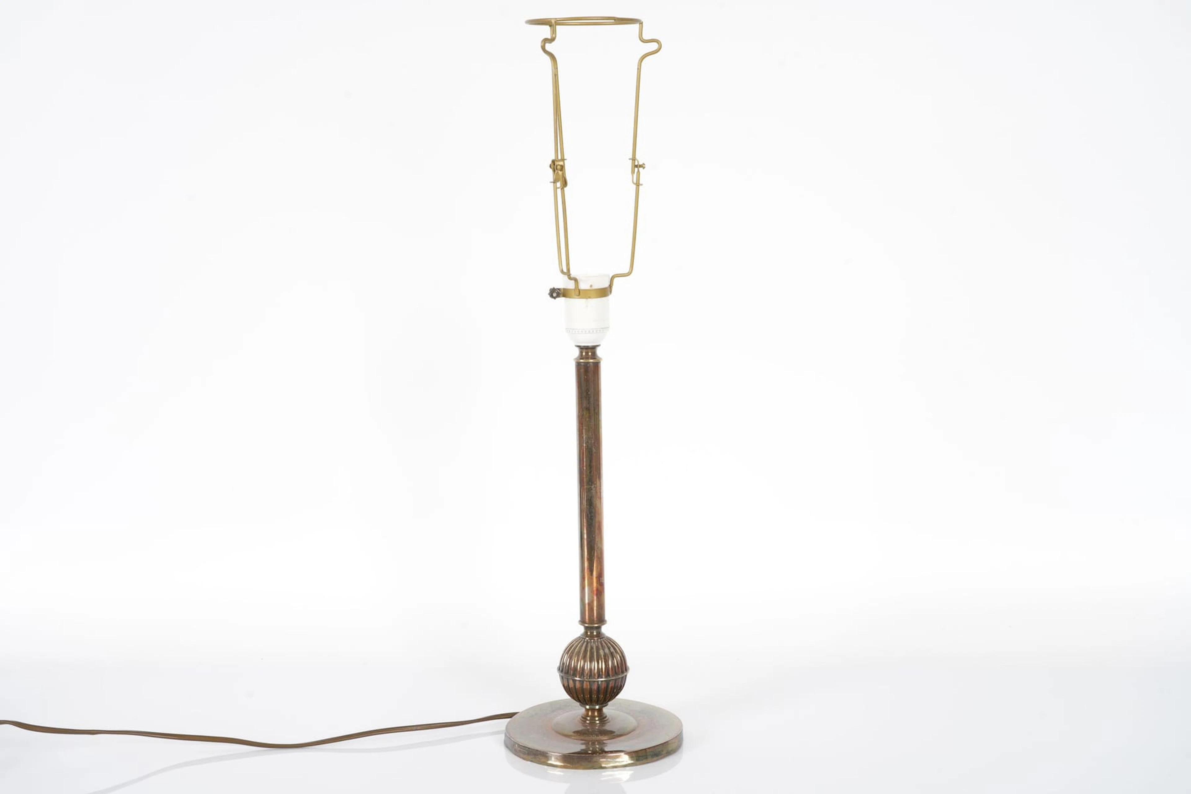 BORDSLAMPA, nysilver, Swedish Grace, 1900-talets första del