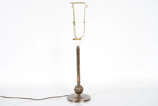 BORDSLAMPA, nysilver, Swedish Grace, 1900-talets första del