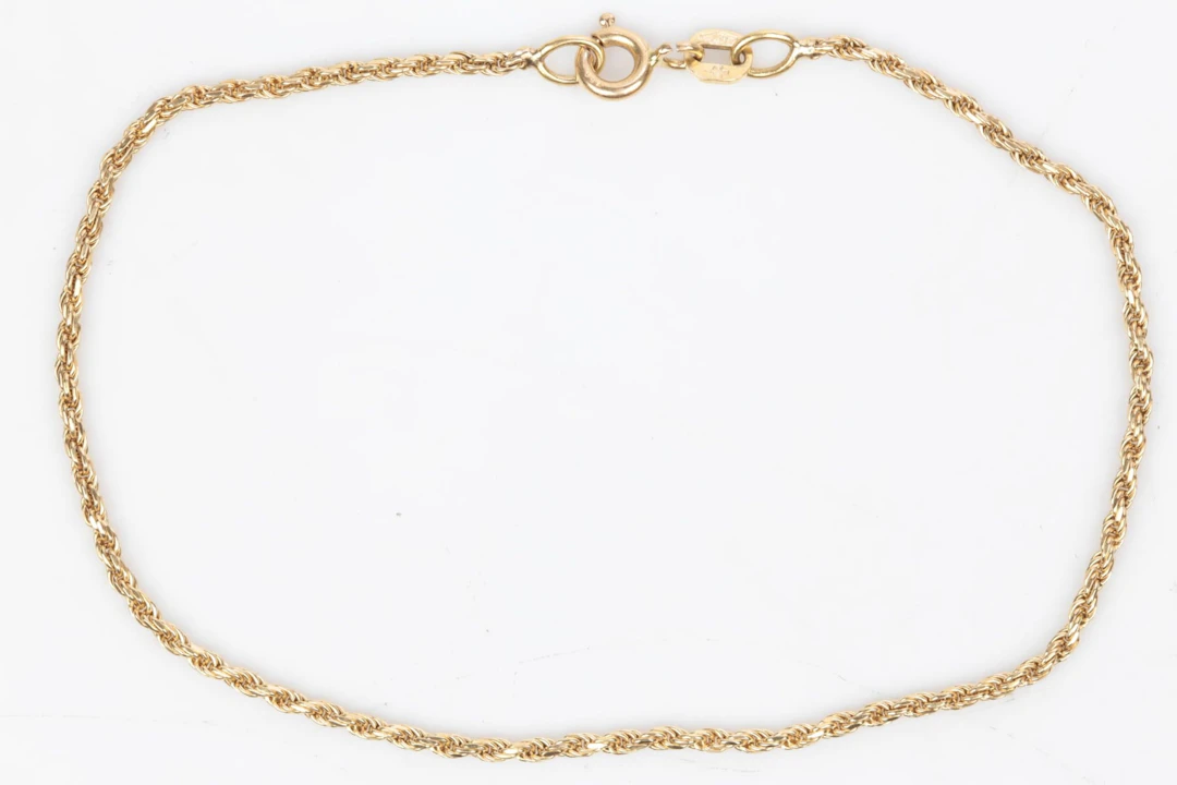 ARMBAND, cordell, guld, 18 k, ca 2,51 g, Balestra, Italien