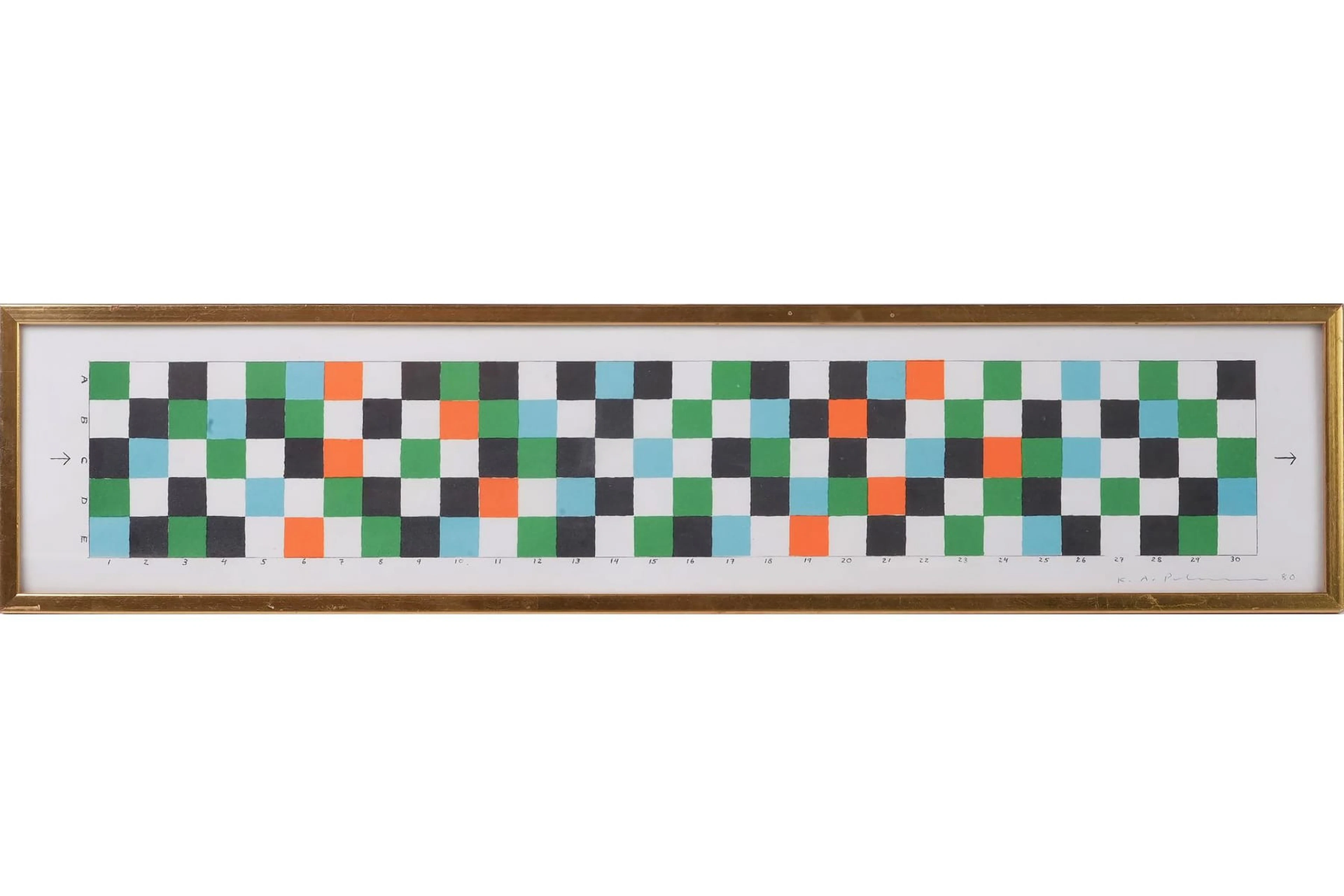 KARL AXEL PEHRSON (1921-2005), färglitografi, "Mondrian"