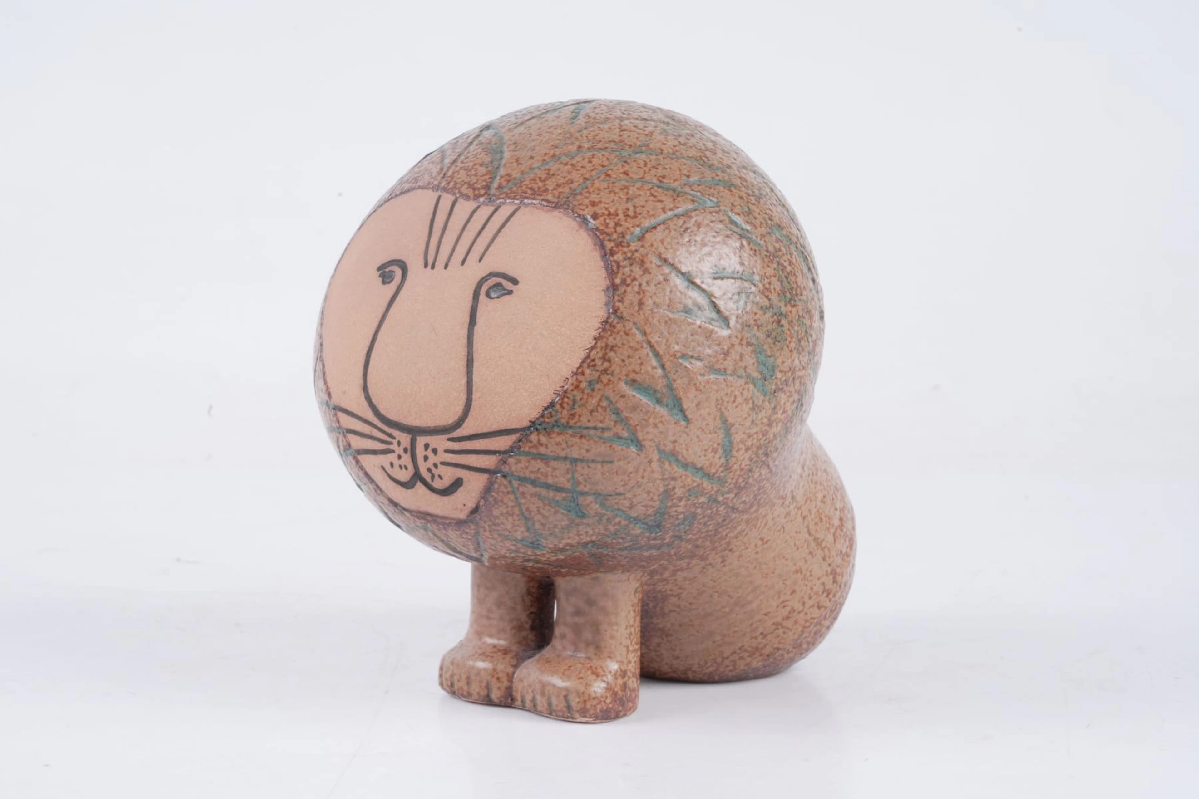 LISA LARSON (1931-2024), figurin, "Lejon midi", ur serien Afrika, Gustavsberg