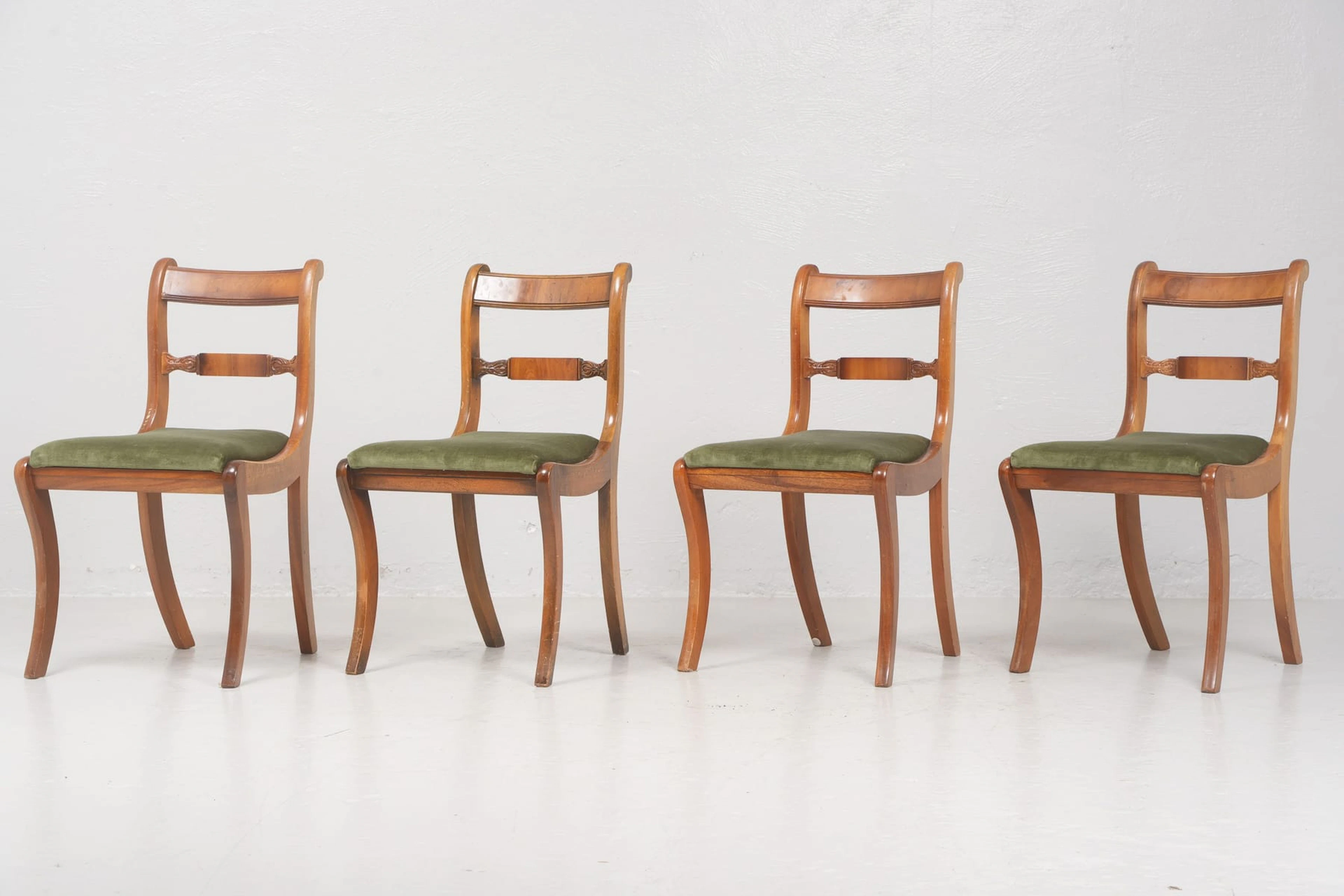 STOLAR, 4 st, mahogny, Karl Johan-stil, 1900-tal