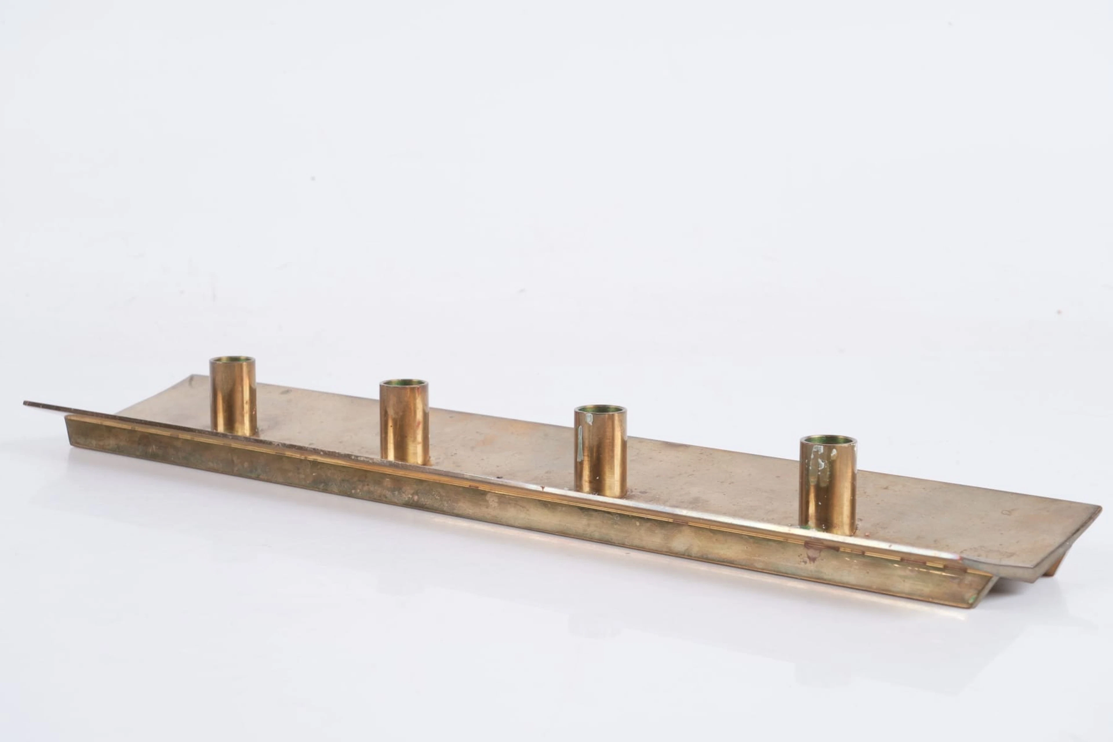 PIERRE FORSSELL (1925-2004), ljusstake, "Profil", No 69, Skultuna Bruk