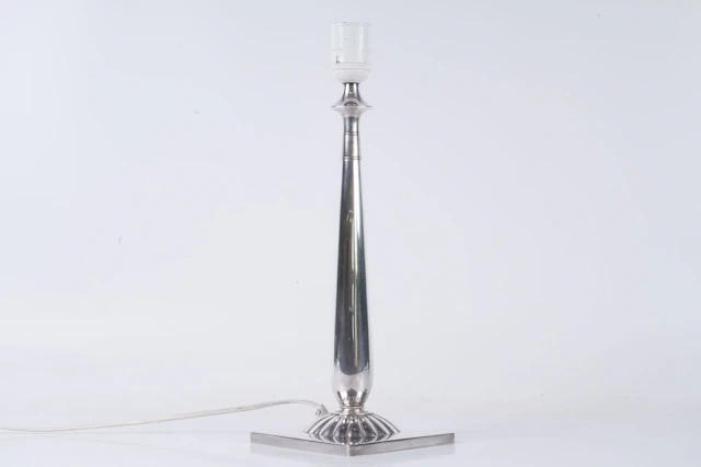 BORDSLAMPA, silver, GAB/Just Andersen, Swedish Grace, 1929