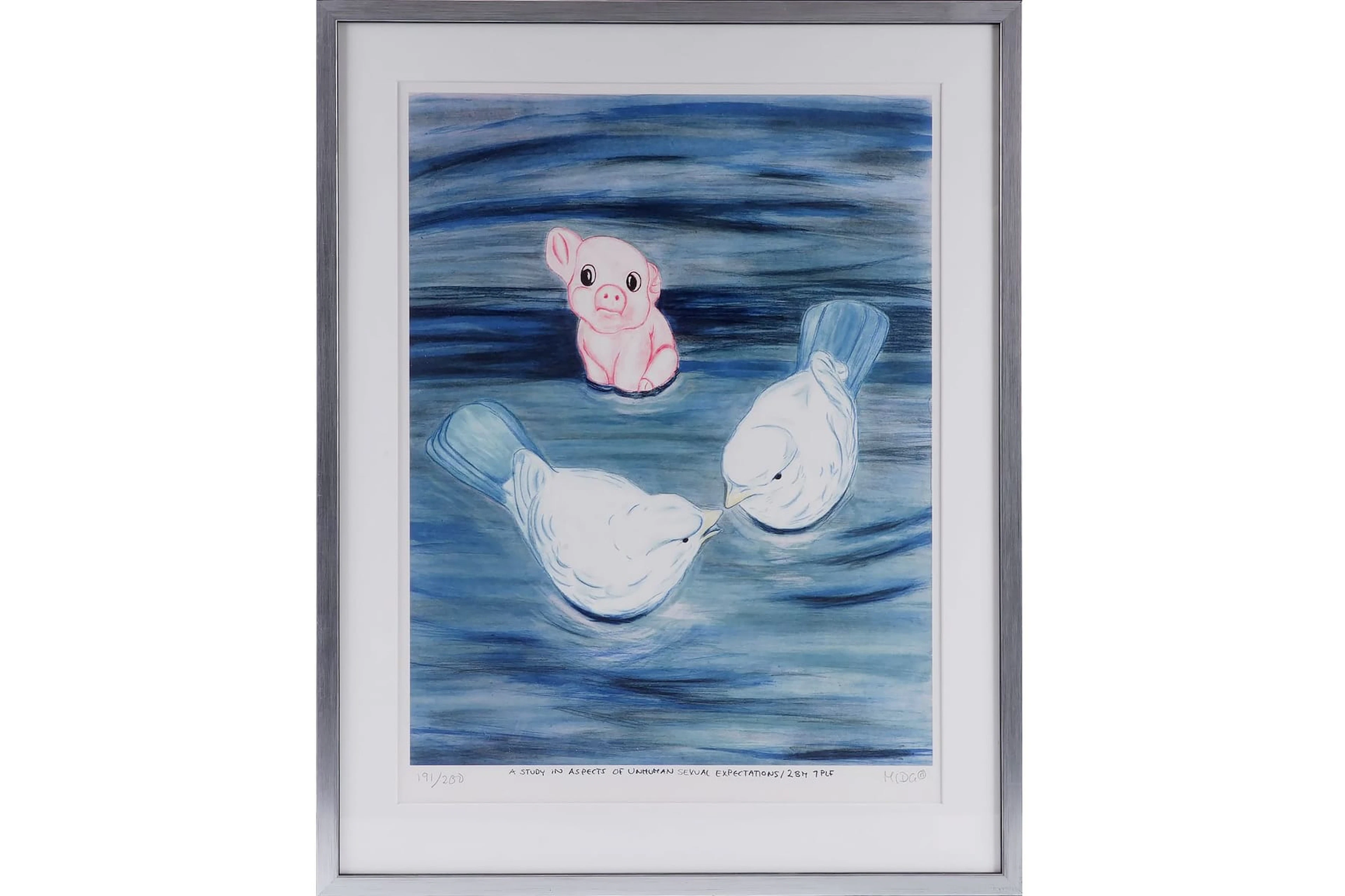 MARIANNE LINDBERG DE GEER (1946), färglitografi, "A study in aspects