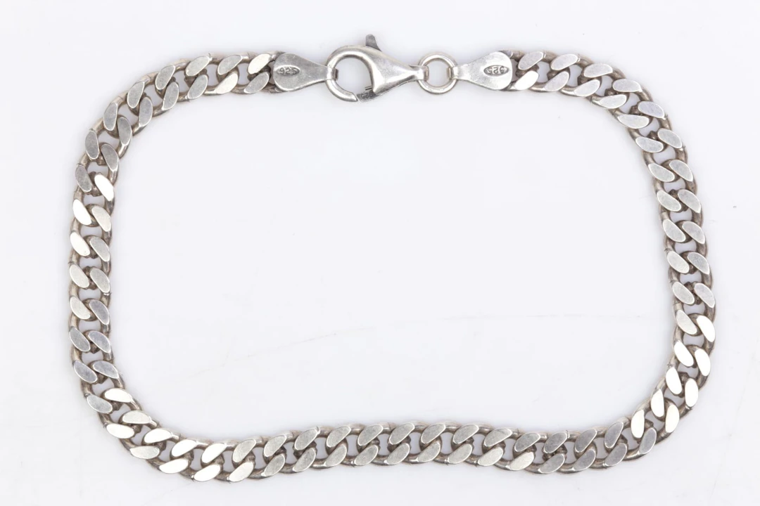 ARMBAND, manglad pansar, silver, ca 12,57 g, GHA
